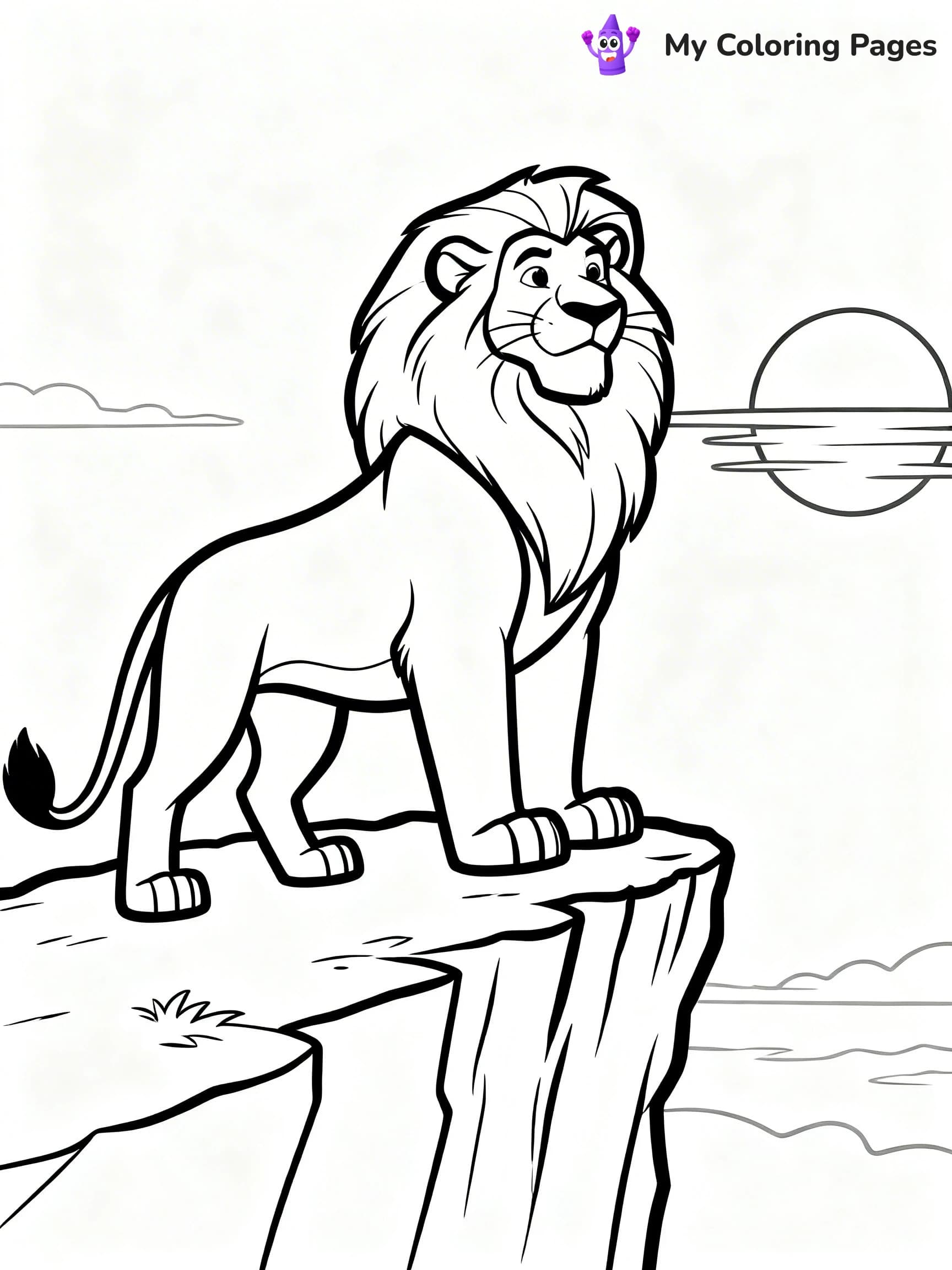 Mufasa Coloring Pages - 8