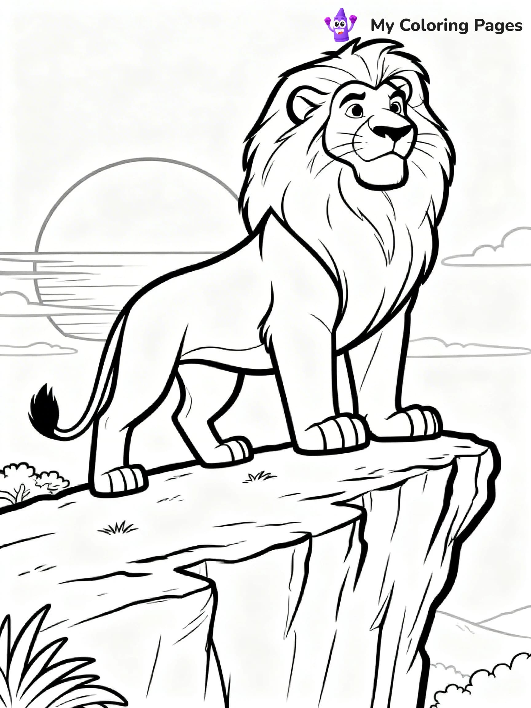 Mufasa Coloring Pages - 7