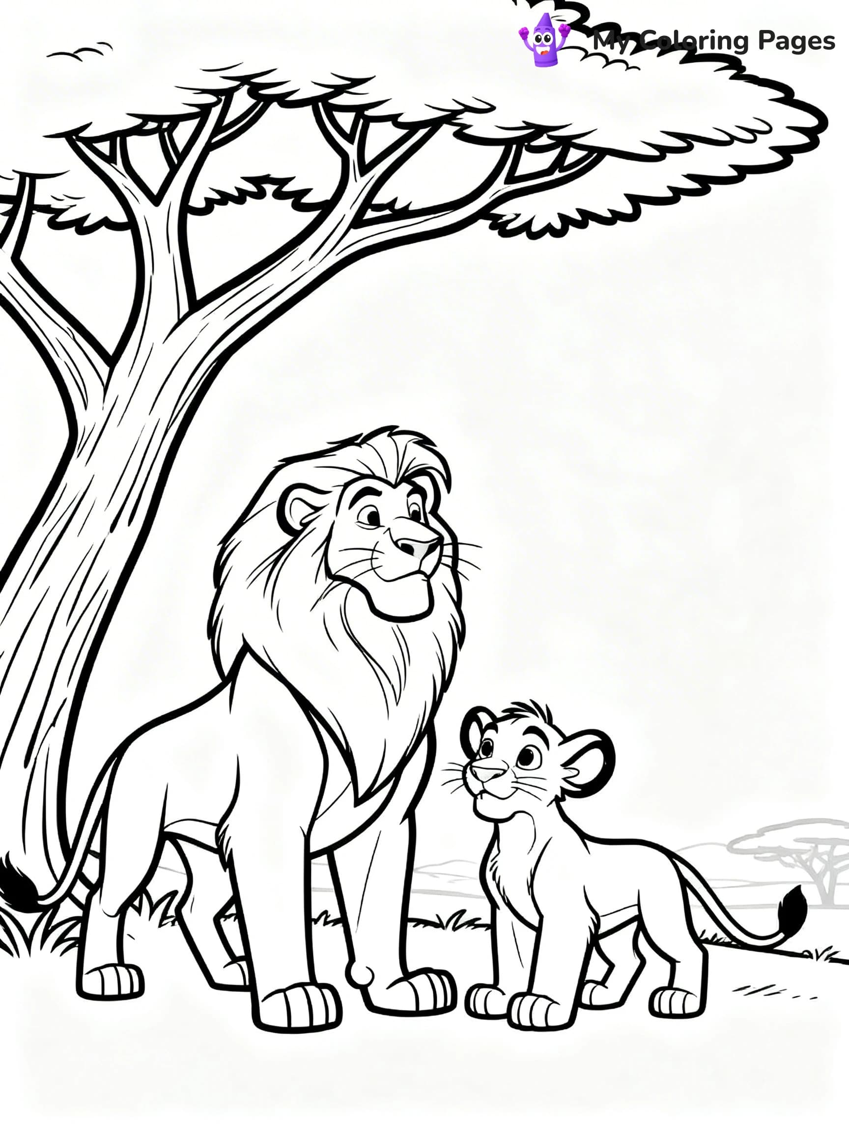 Mufasa Coloring Pages - 5
