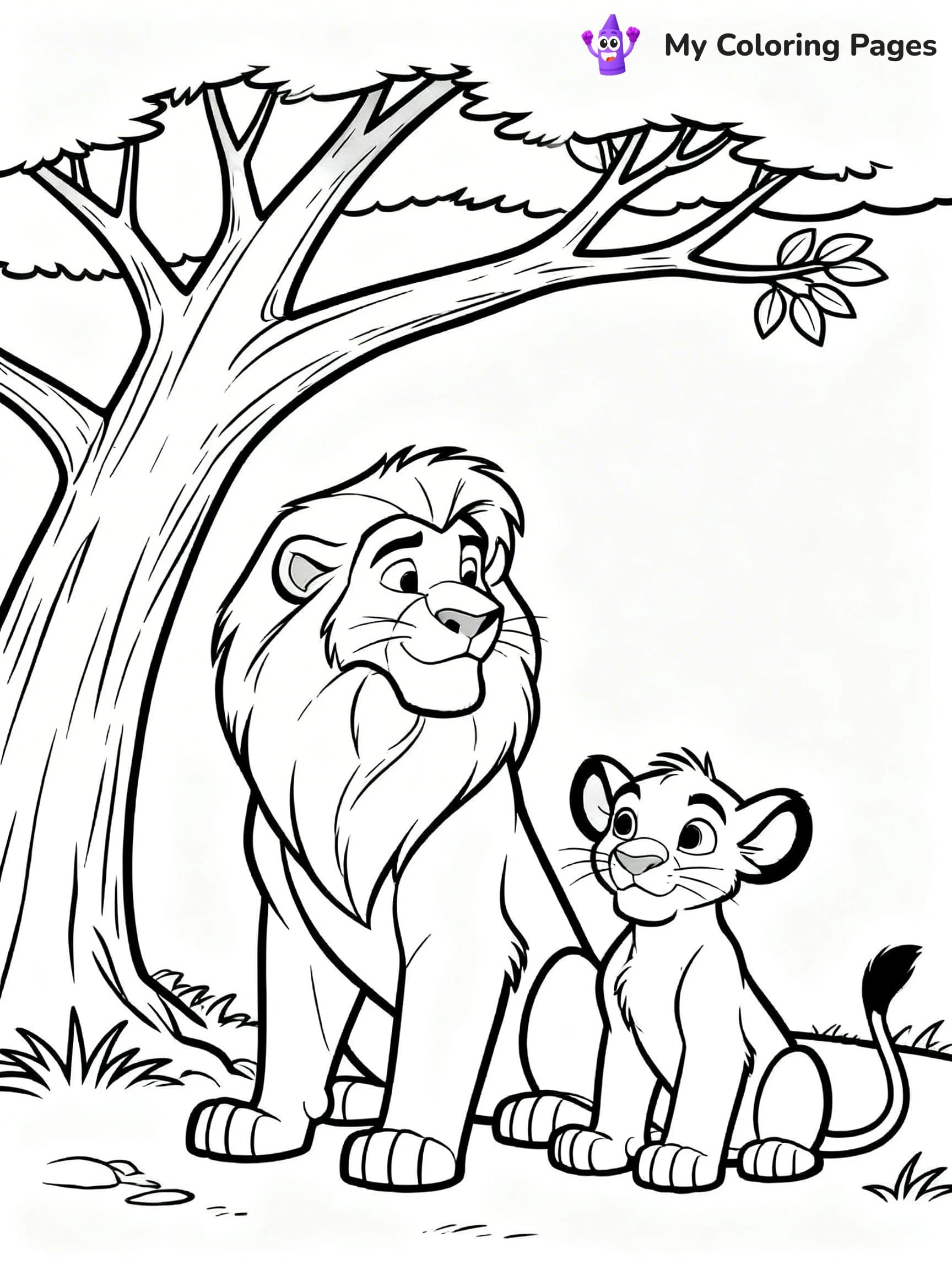 Mufasa Coloring Pages - 3
