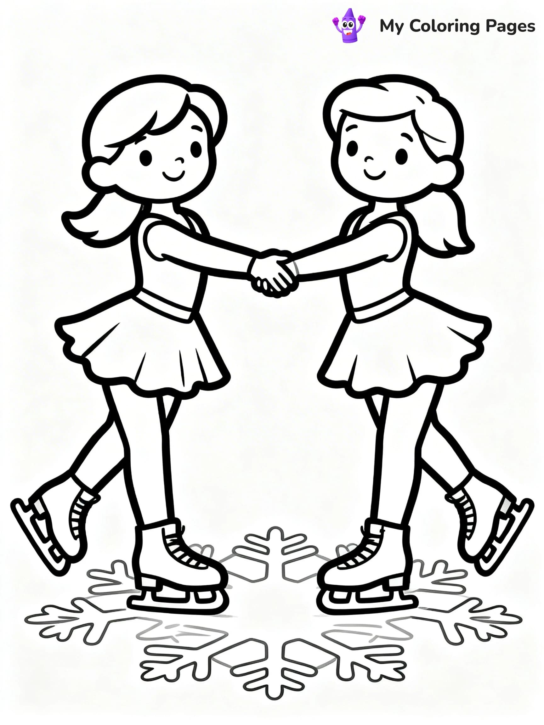 Figure Skating Coloring Pages - 24