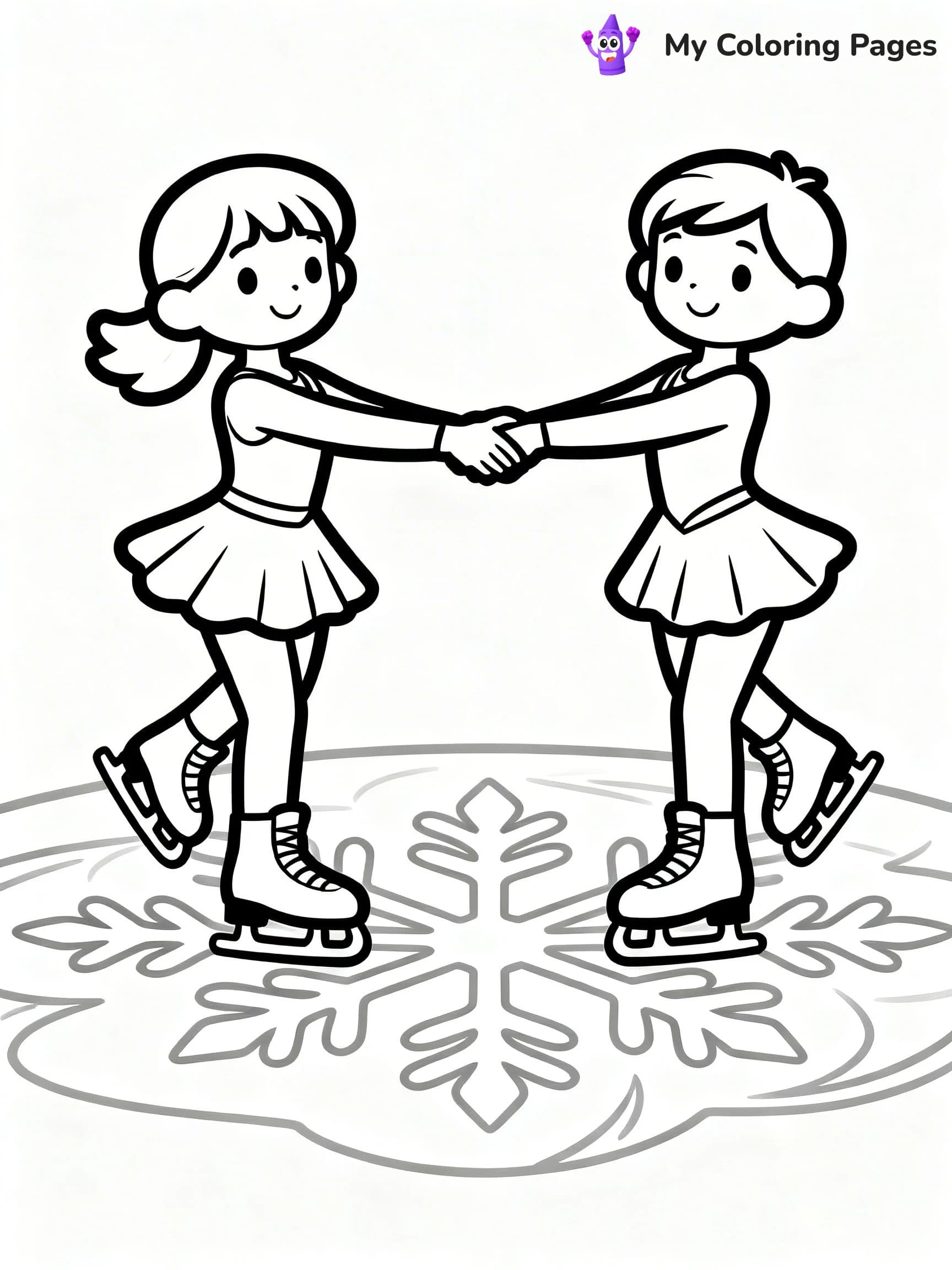 Figure Skating Coloring Pages - 23