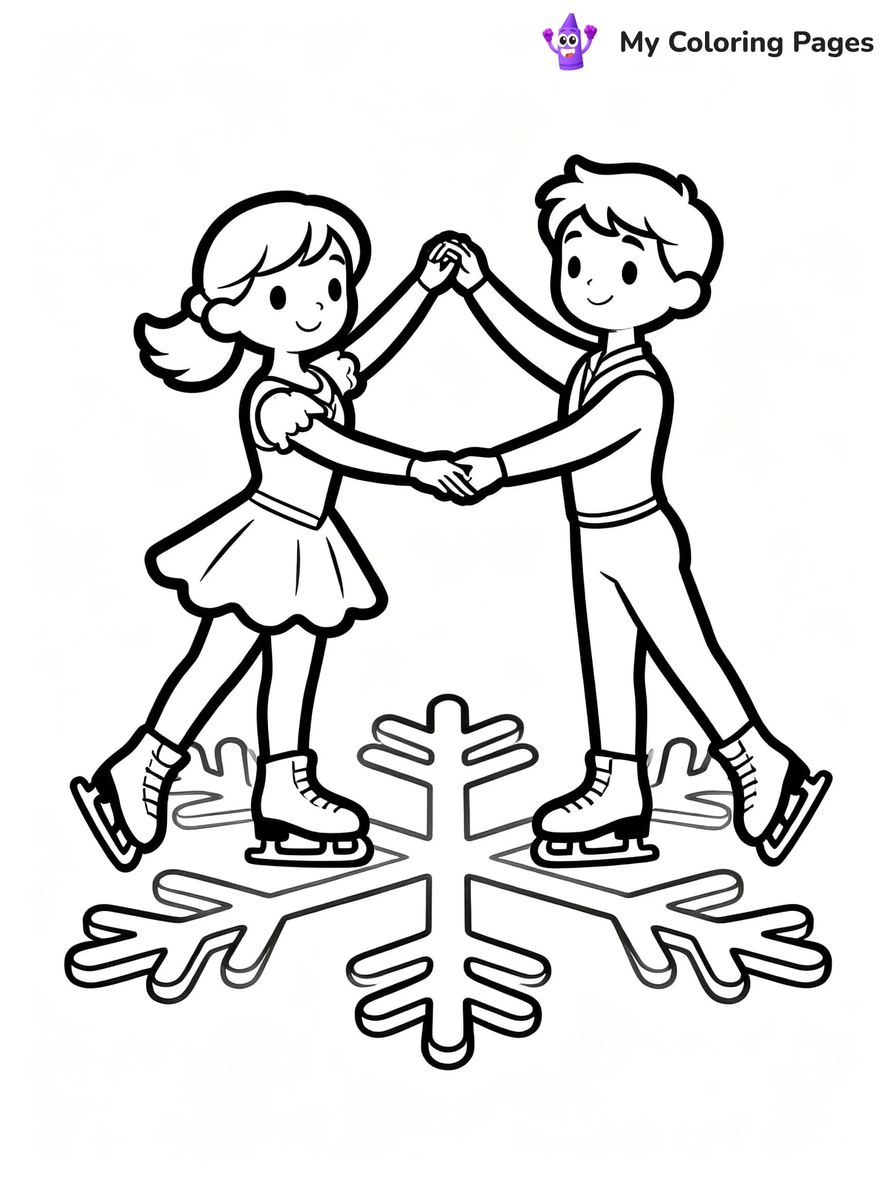 Figure Skating Coloring Pages - 22