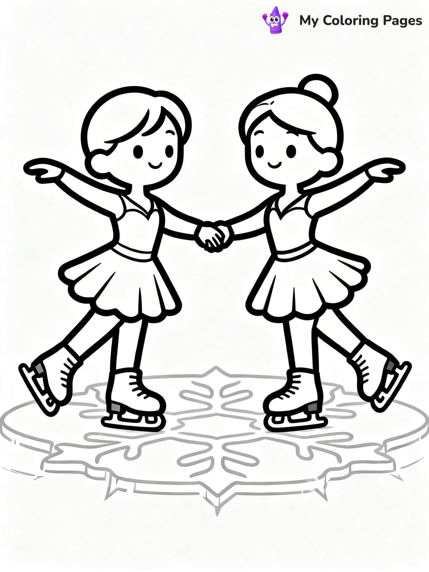 Figure Skating Coloring Pages - 20