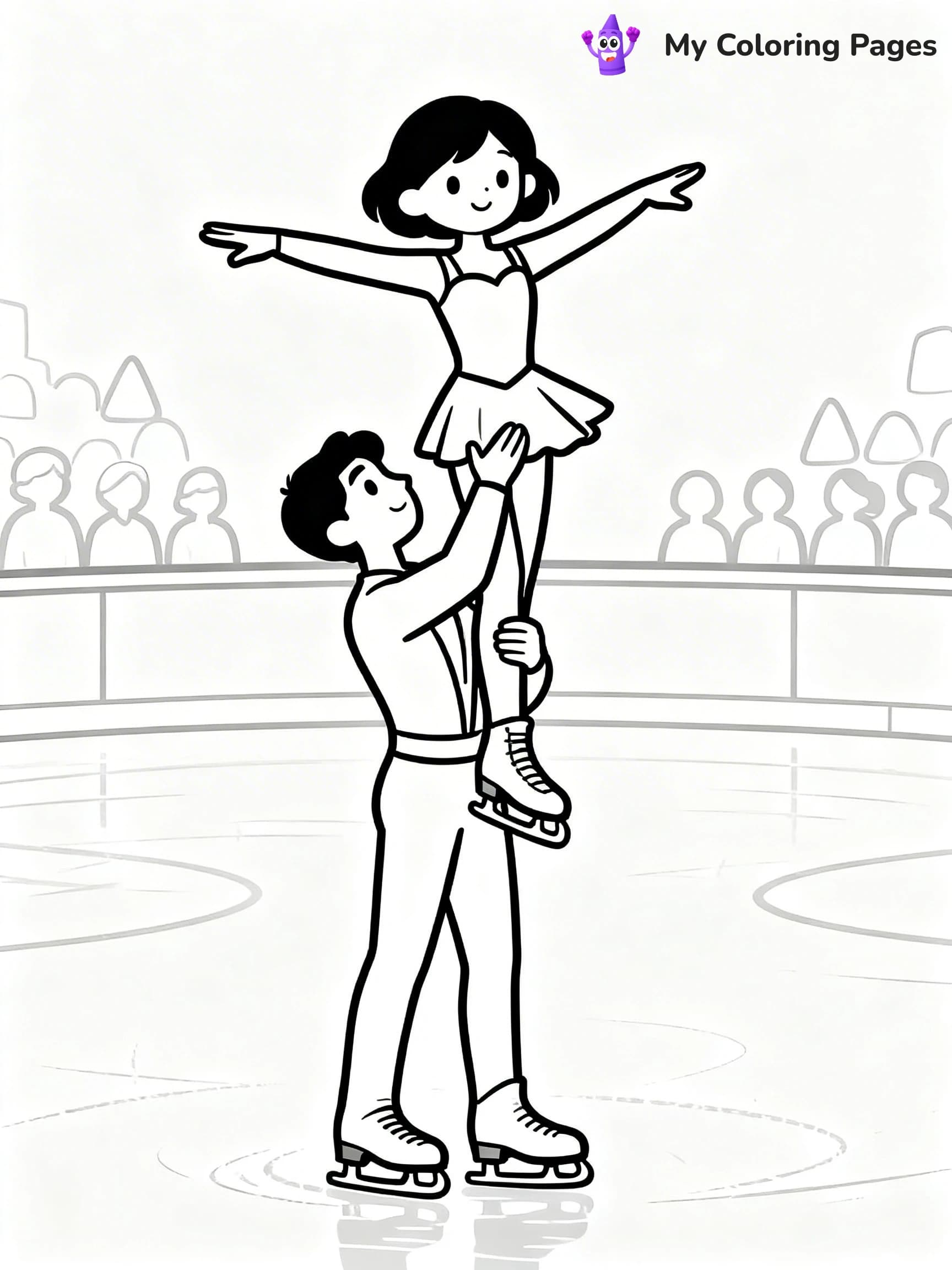 Figure Skating Coloring Pages - 5