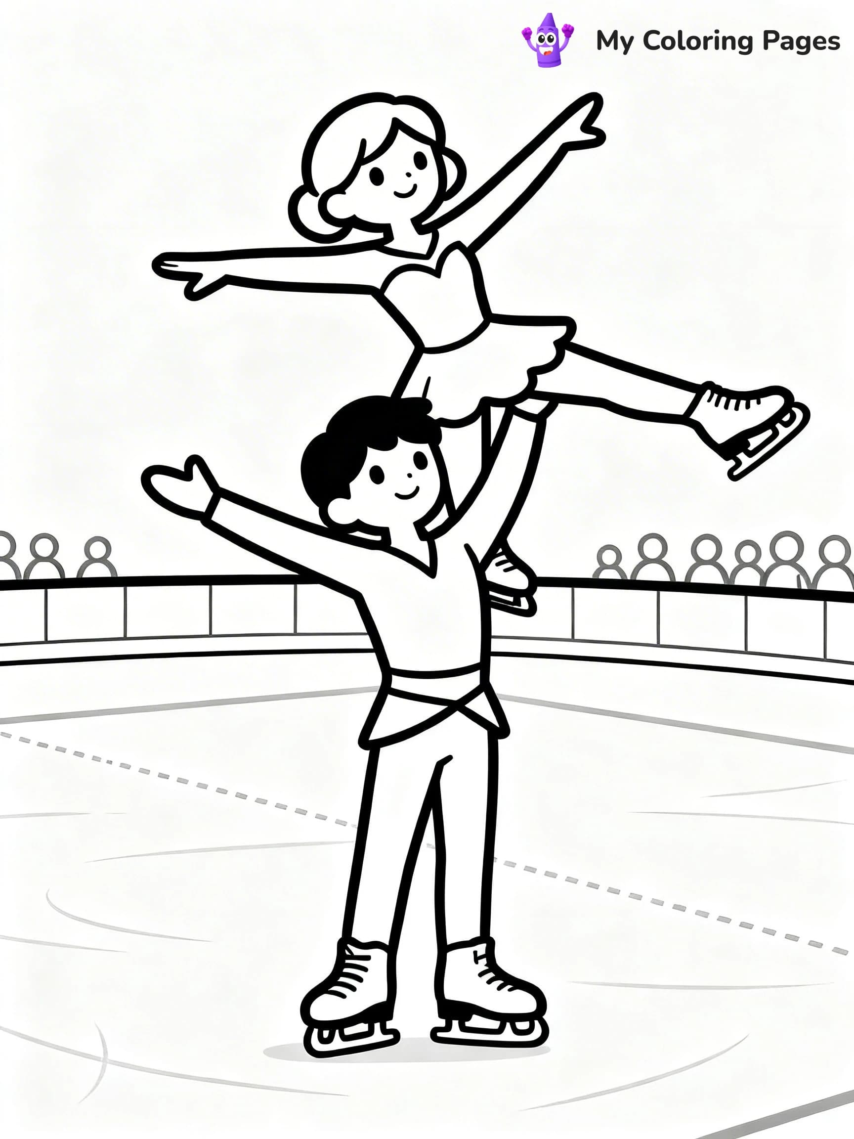 Figure Skating Coloring Pages - 4