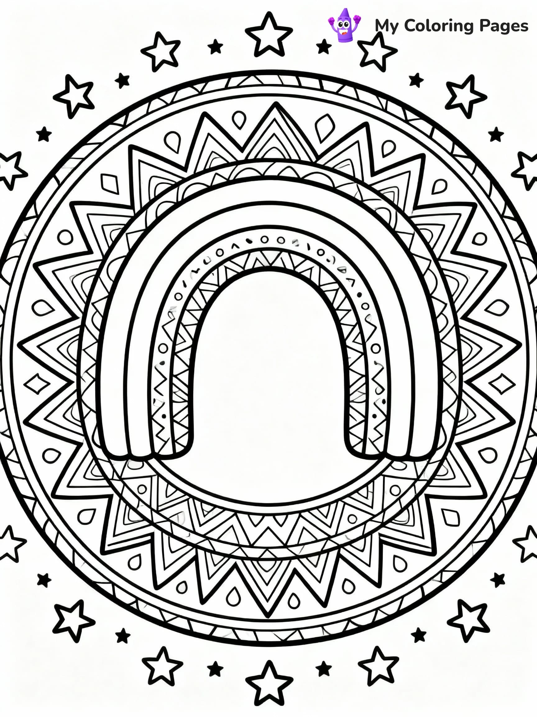 Rainbow Coloring Pages - 18
