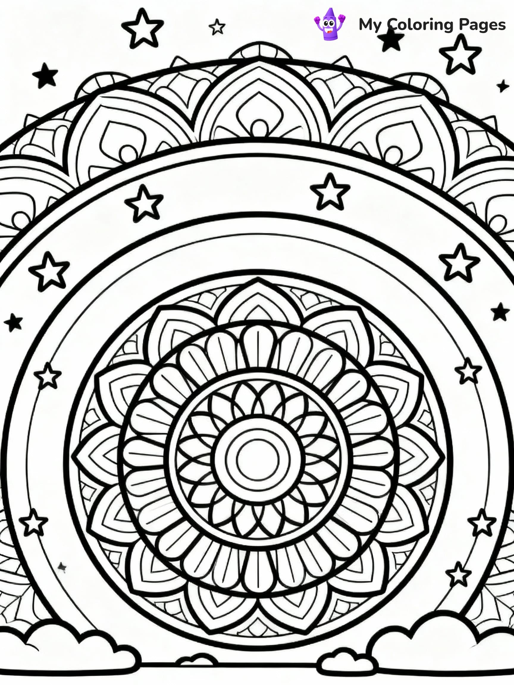 Rainbow Coloring Pages - 17