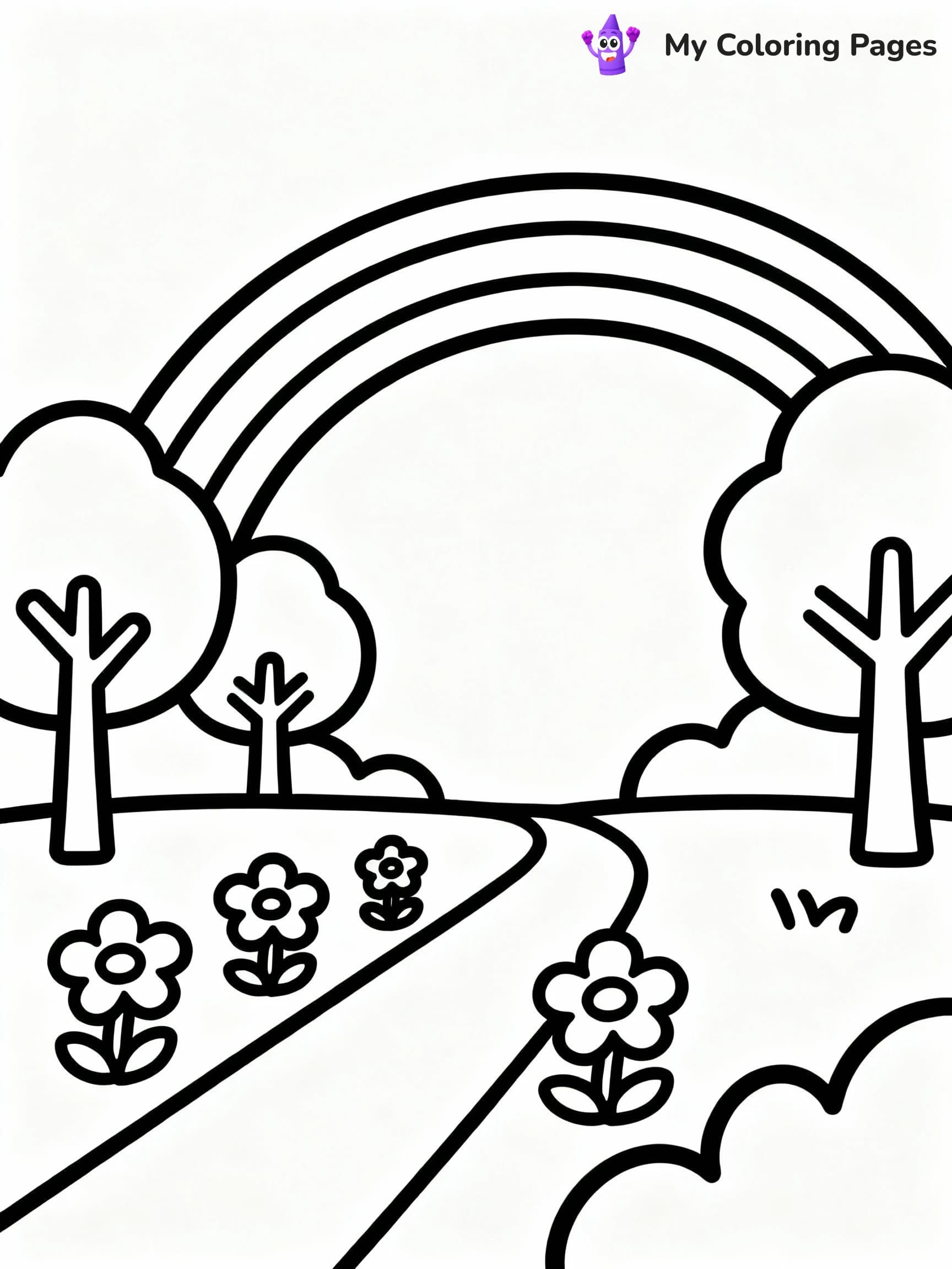 Rainbow Coloring Pages - 15
