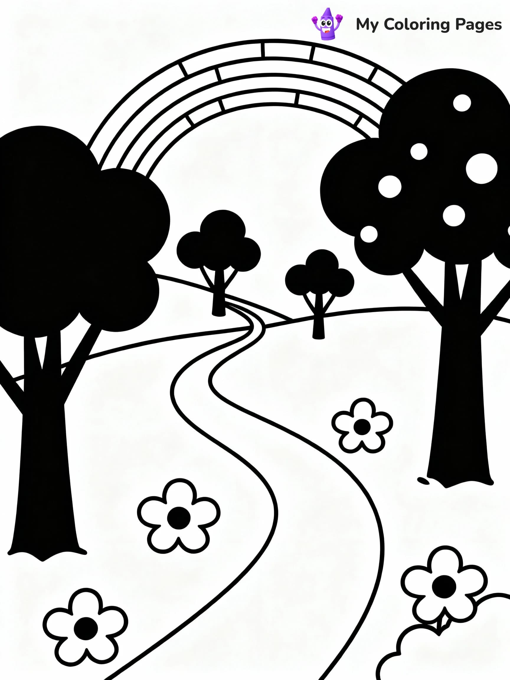 Rainbow Coloring Pages - 13