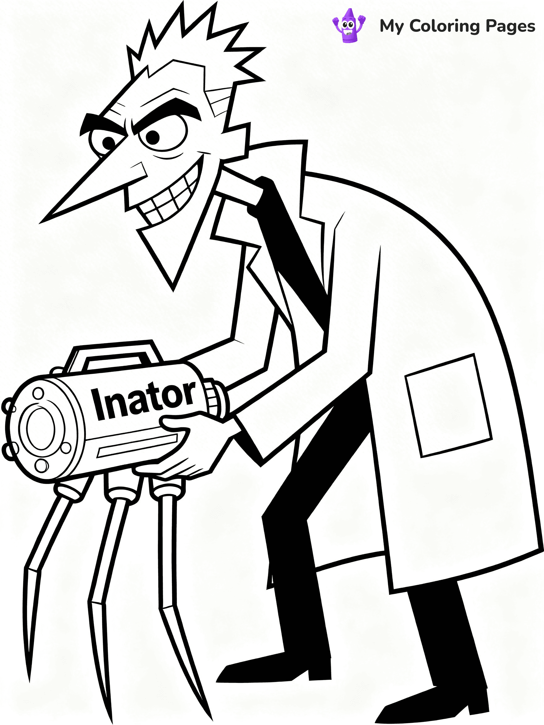 Perry the Platypus Coloring Pages - 11