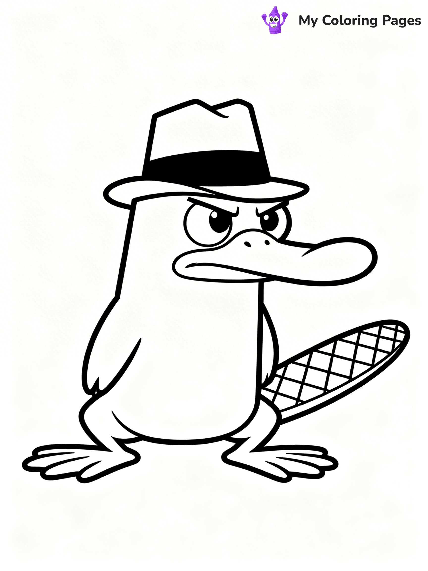 Perry the Platypus Coloring Pages - 7