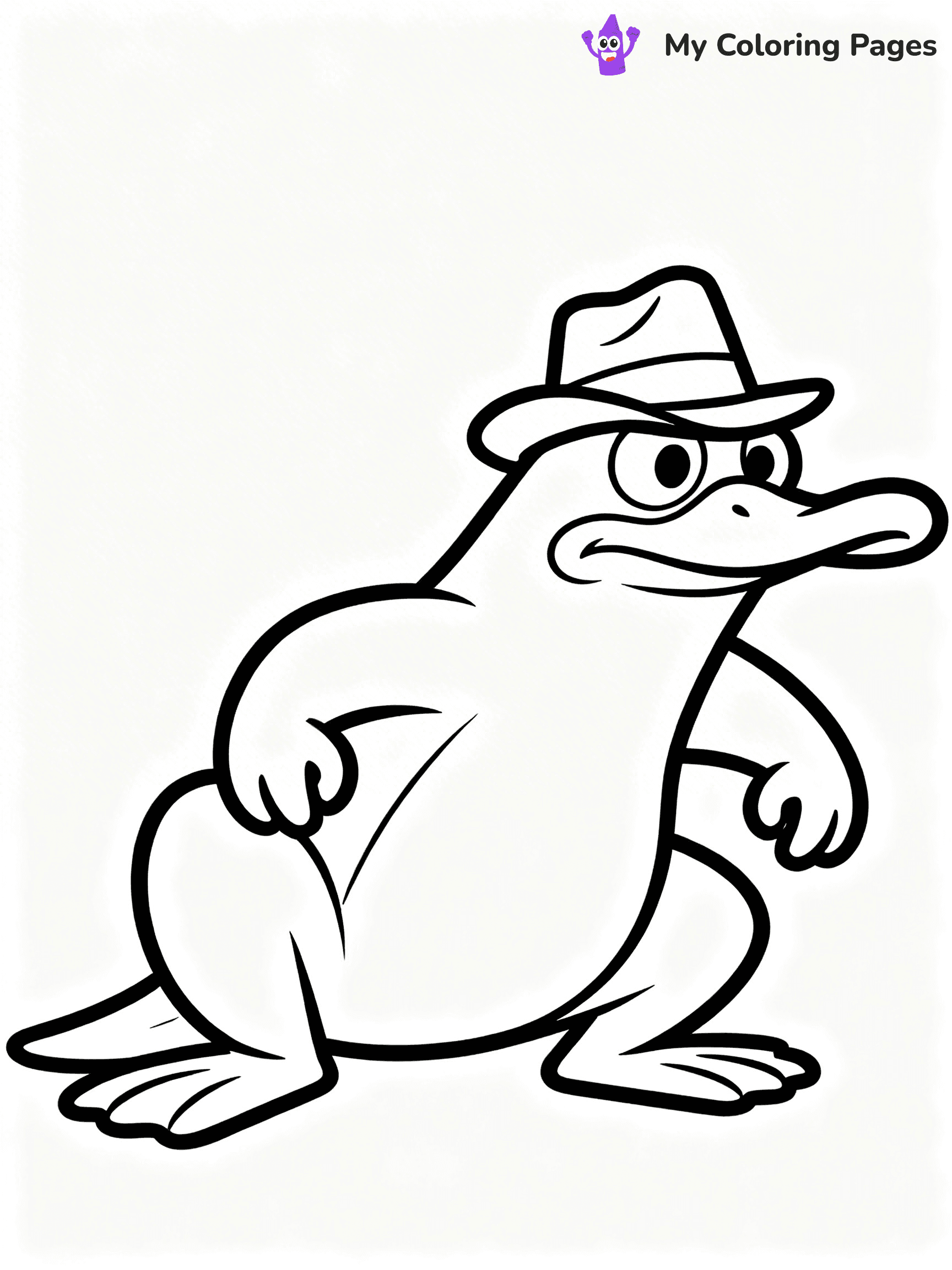 Perry the Platypus Coloring Pages - 4