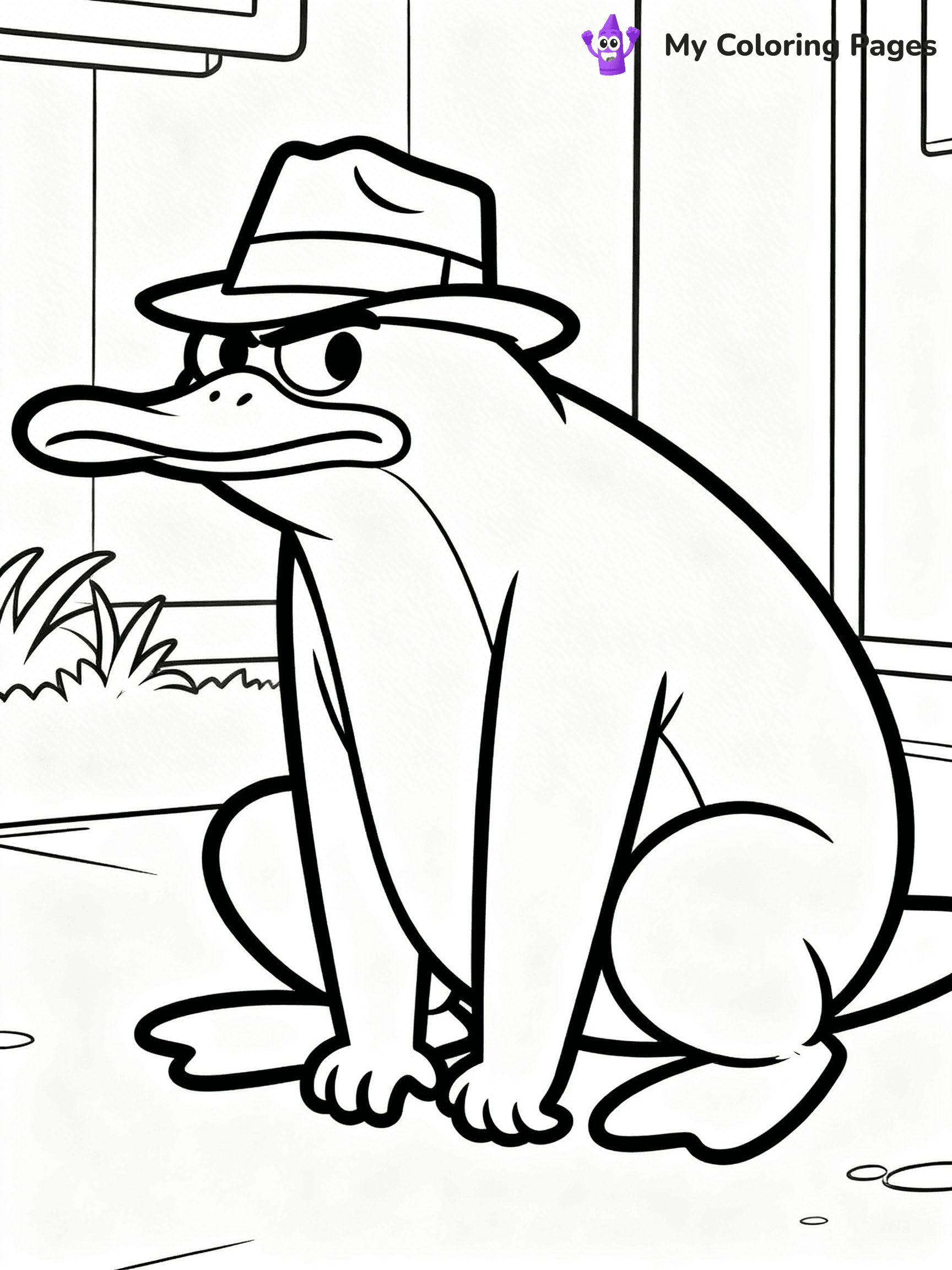 Perry the Platypus Coloring Pages - 2