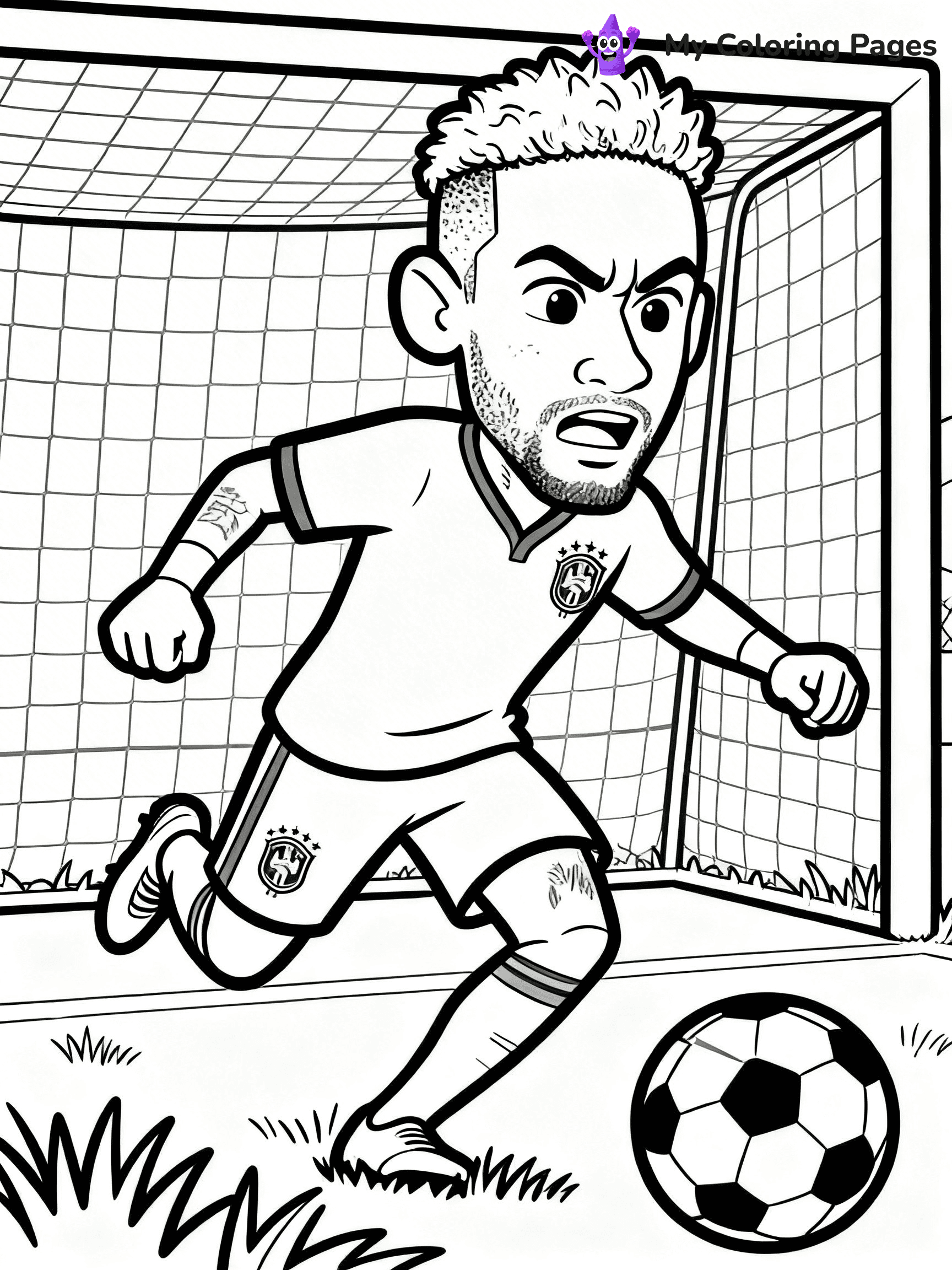 Neymar Coloring Pages - 13
