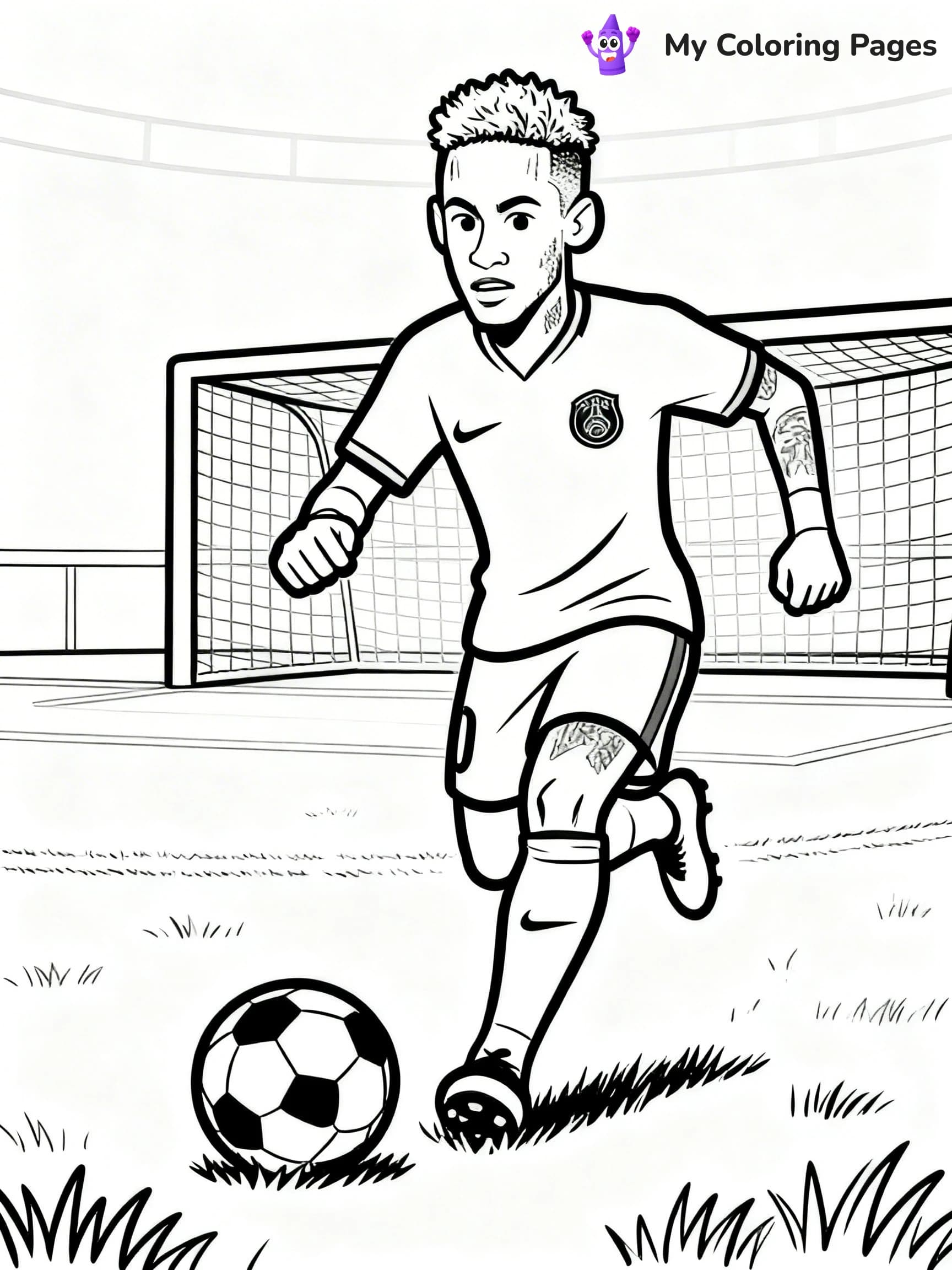 Neymar Coloring Pages - 12