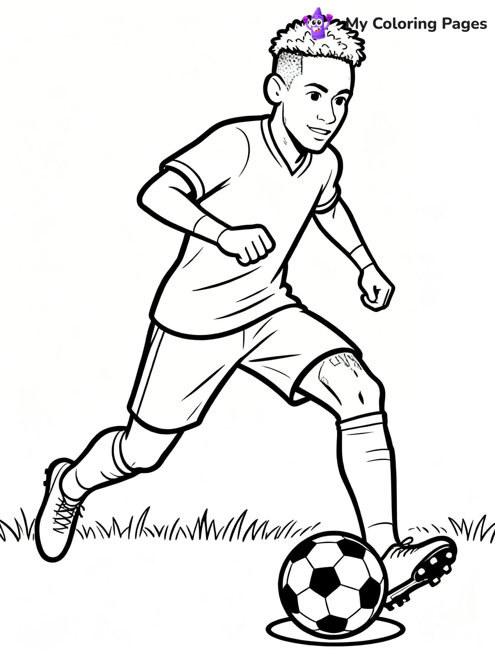 Neymar Coloring Pages - 6