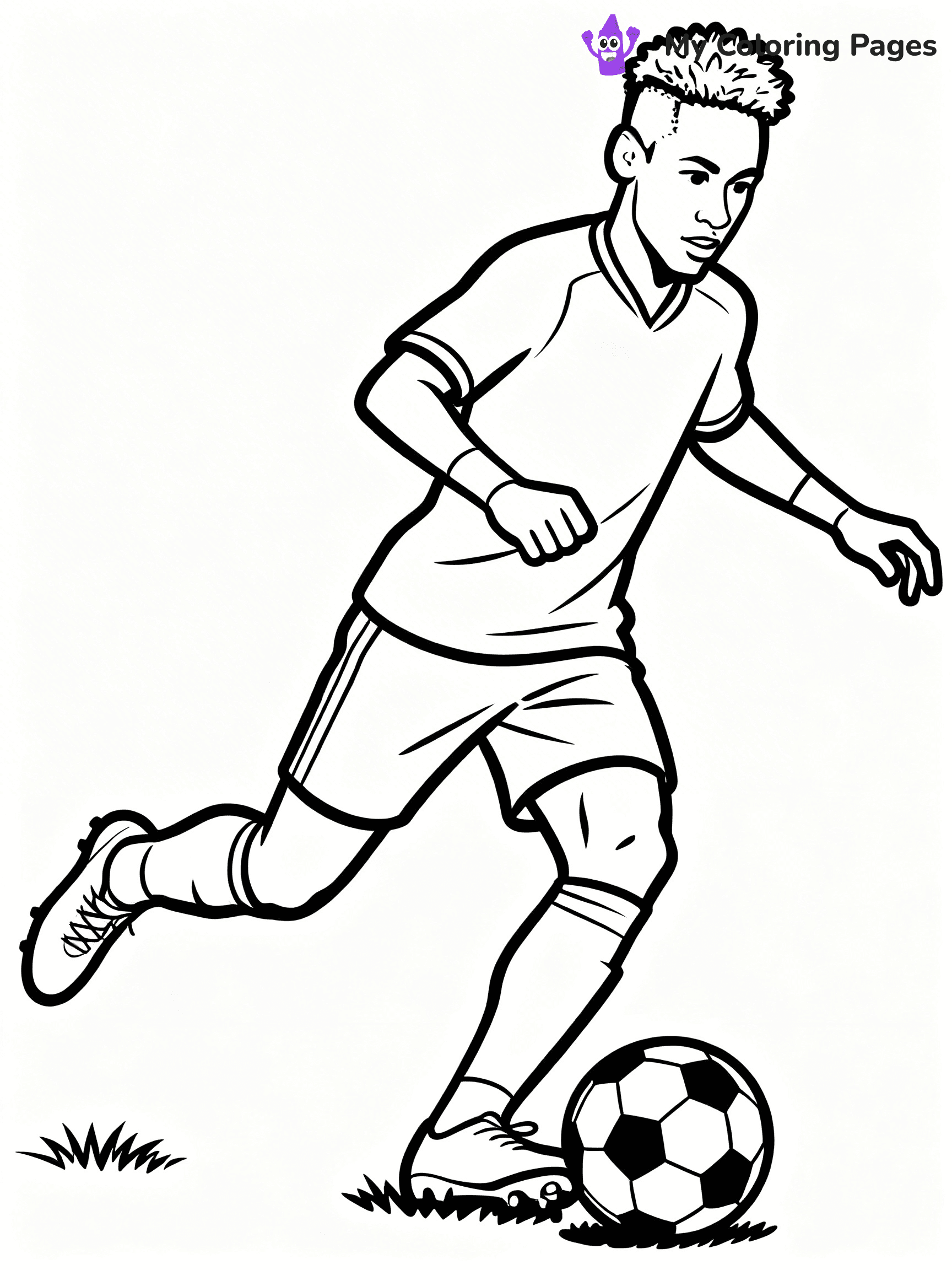Neymar Coloring Pages - 5