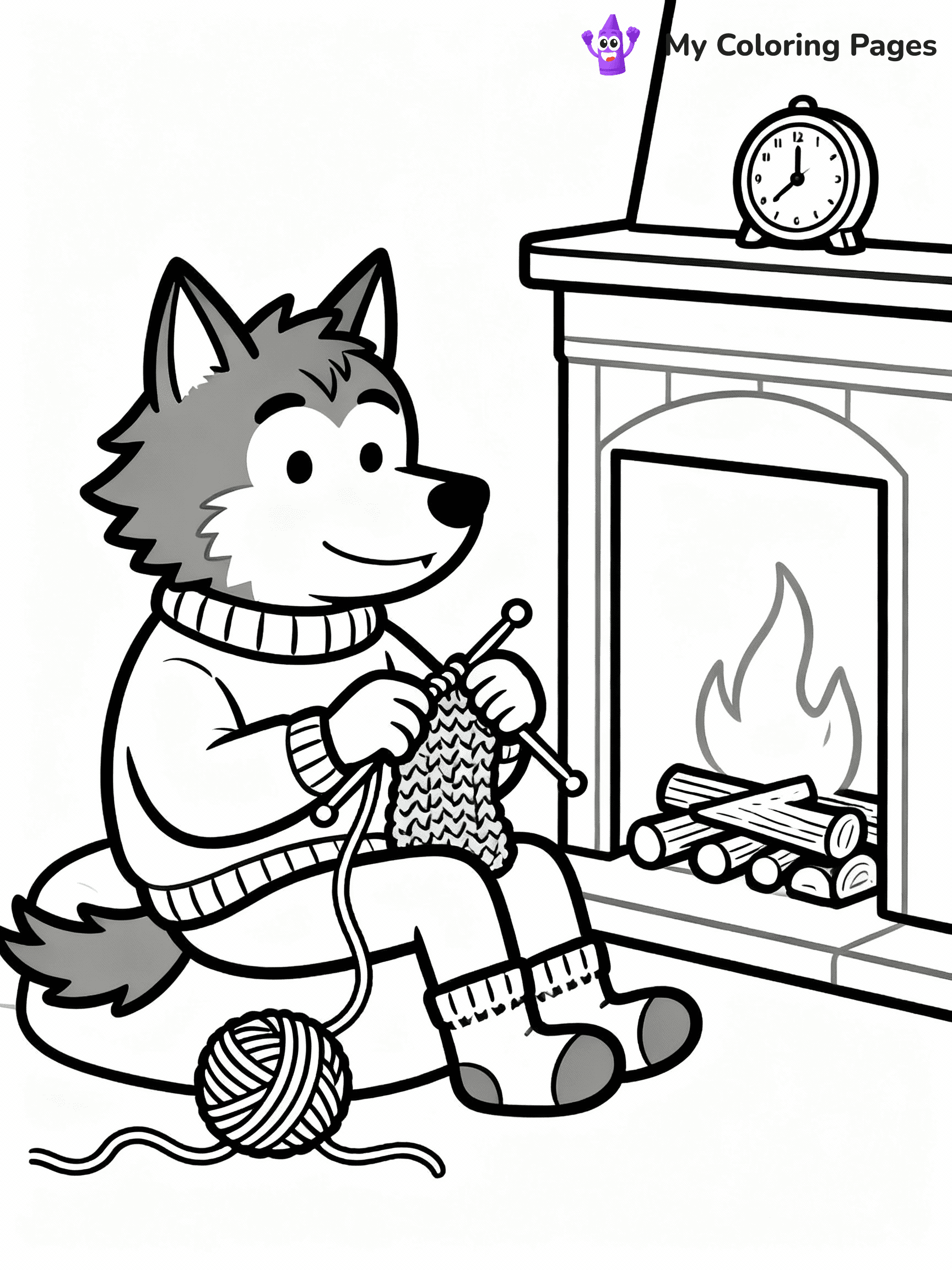 Werewolf Coloring Pages - 27