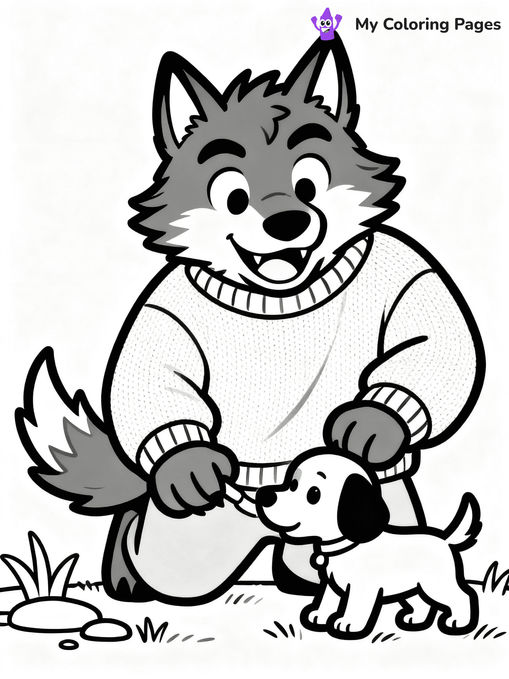 Werewolf Coloring Pages - 26