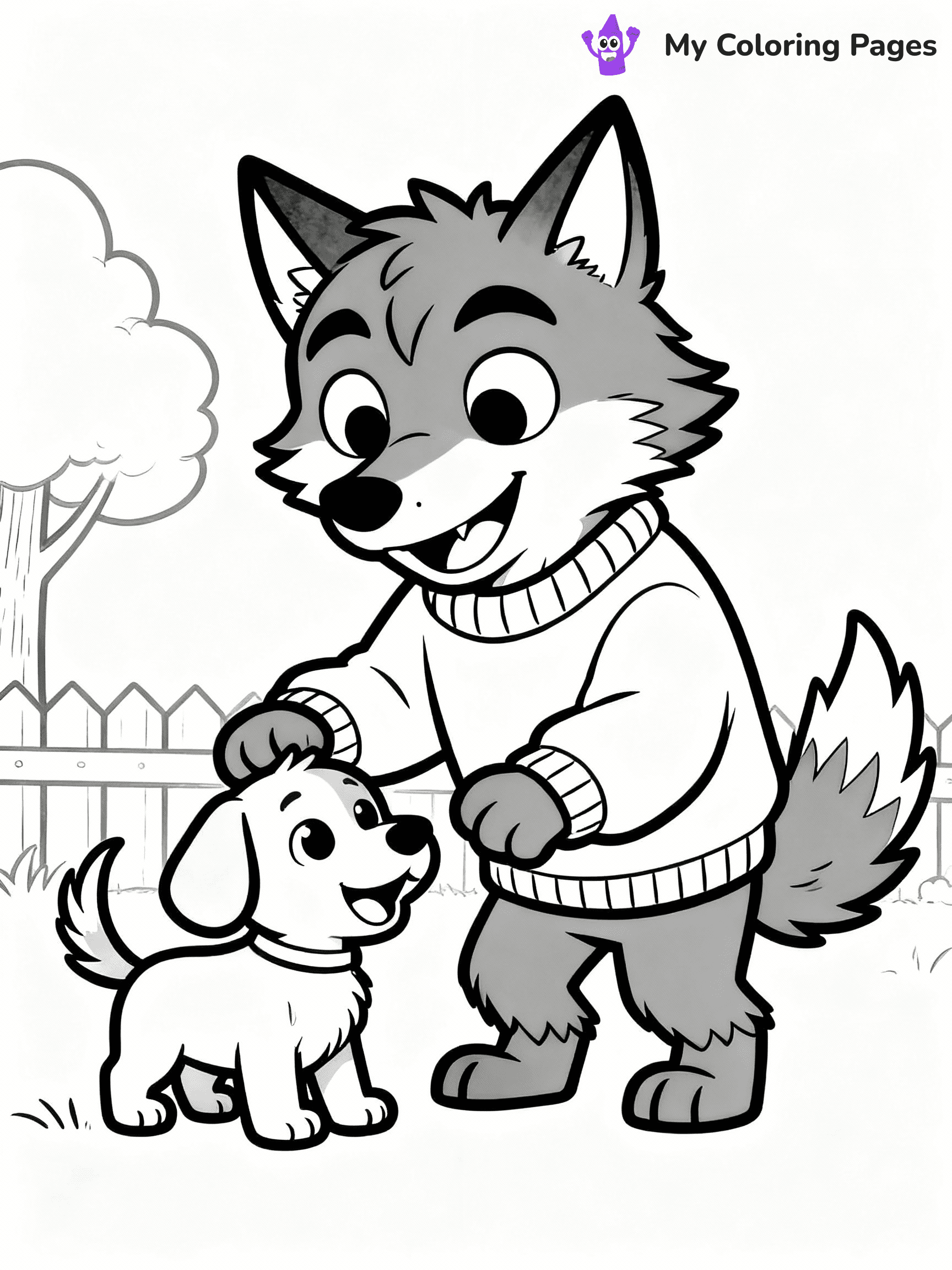 Werewolf Coloring Pages - 25