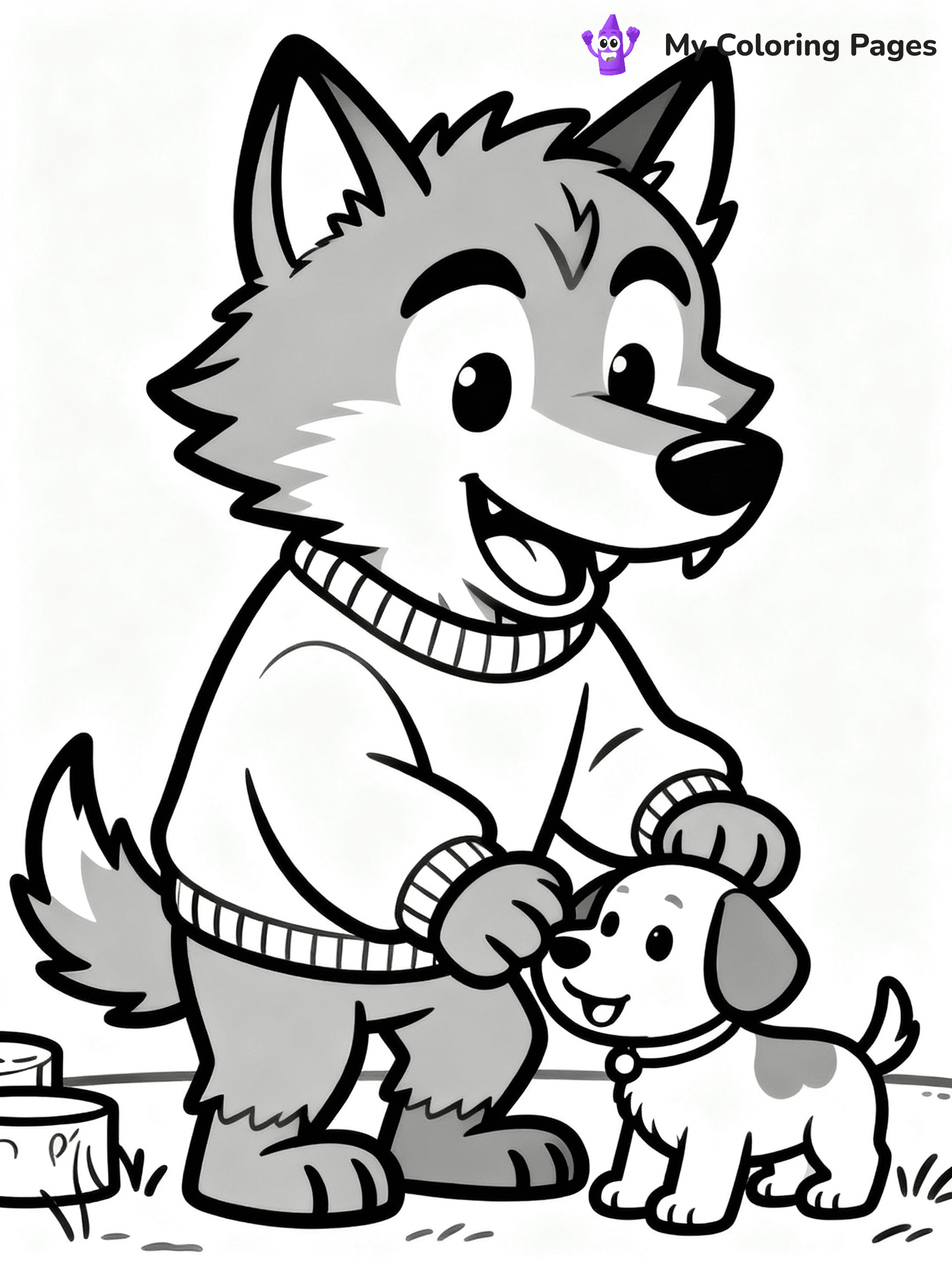 Werewolf Coloring Pages - 24