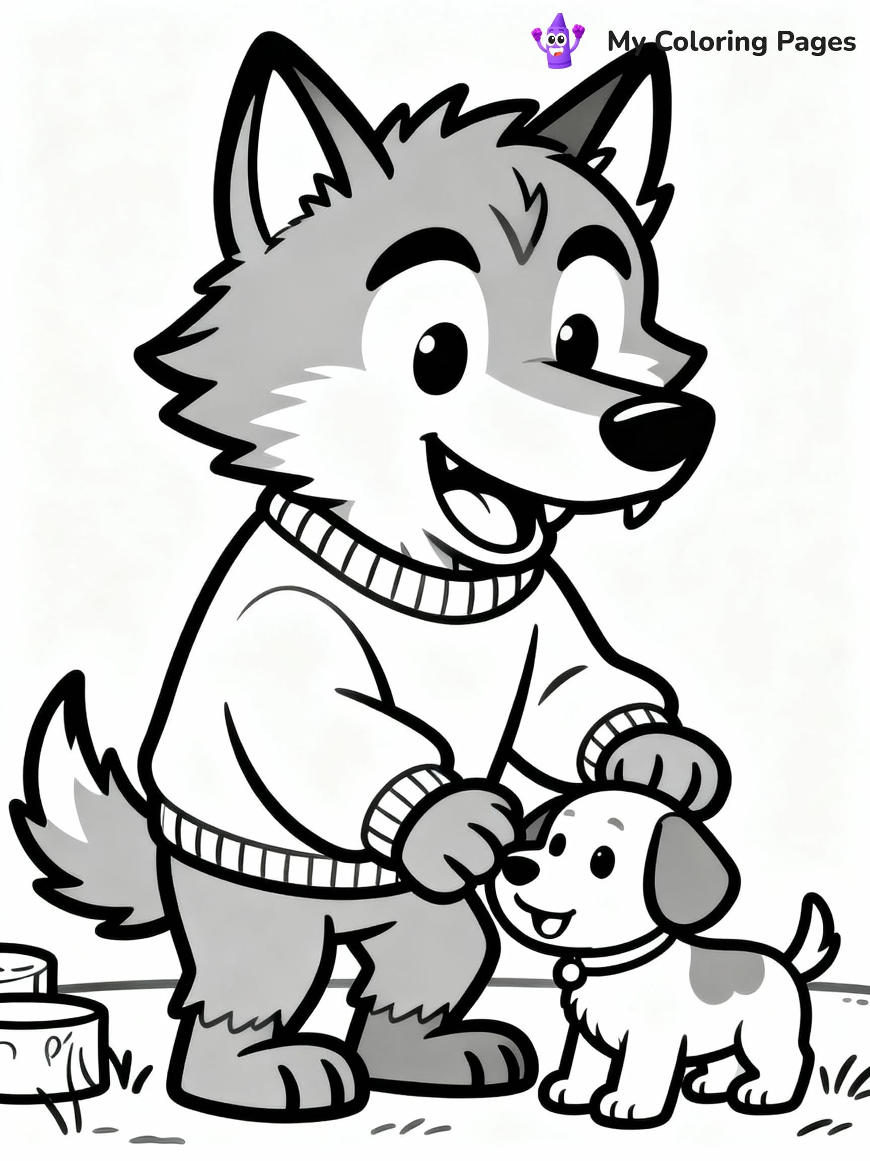 Werewolf Coloring Pages - 24