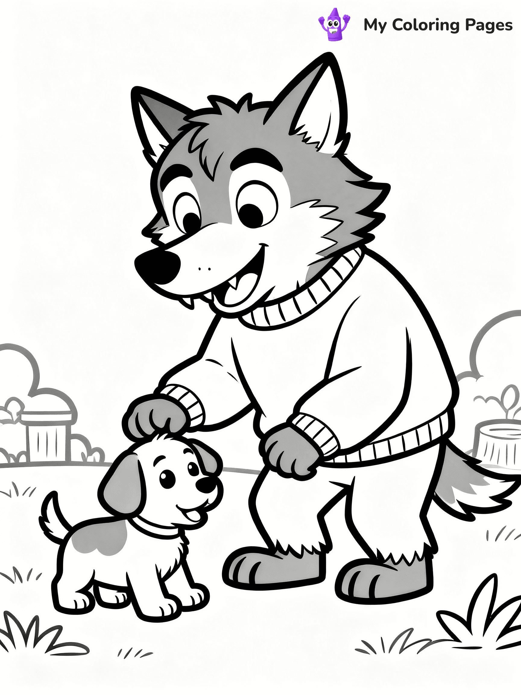 Werewolf Coloring Pages - 23