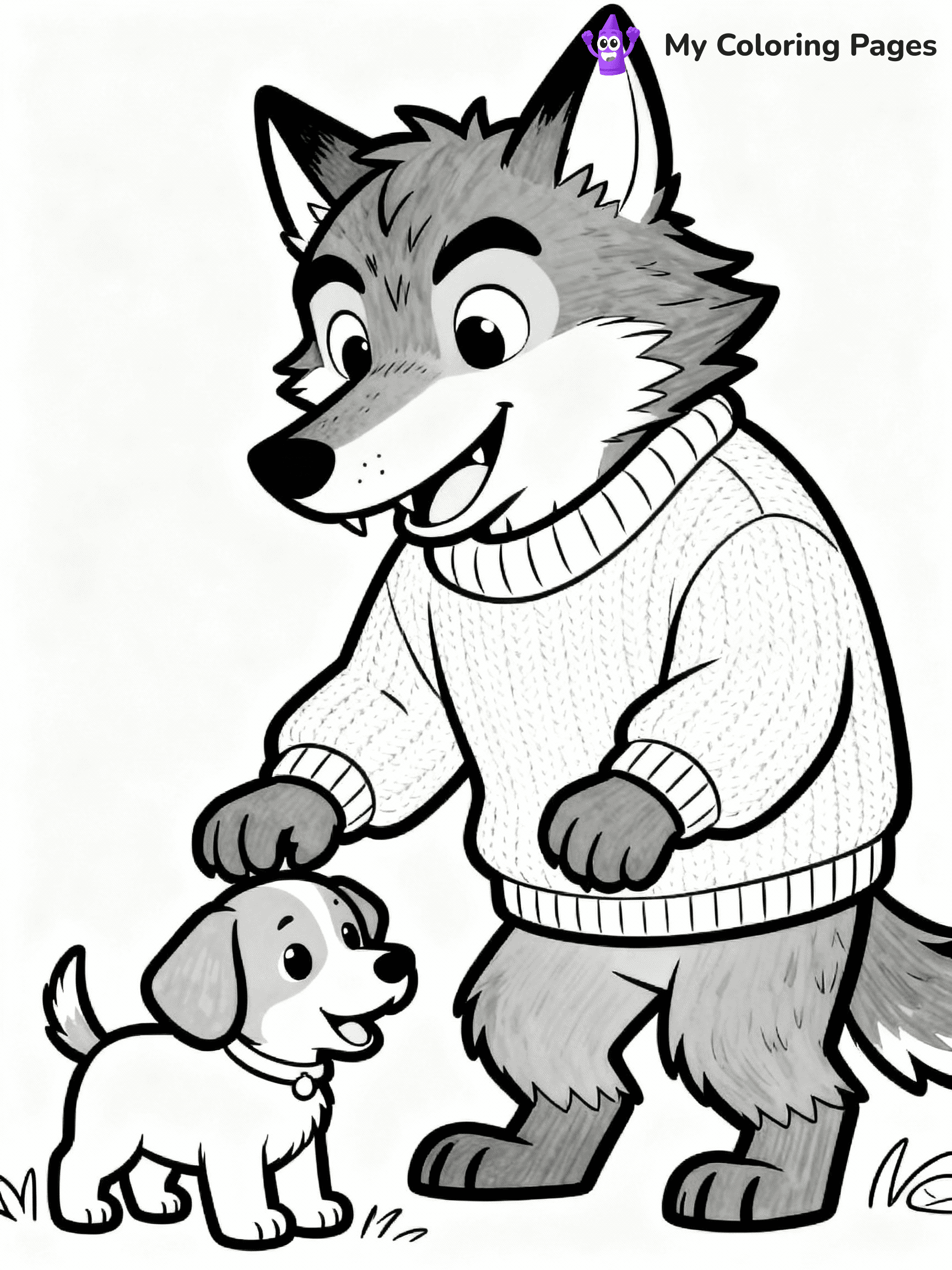 Werewolf Coloring Pages - 21