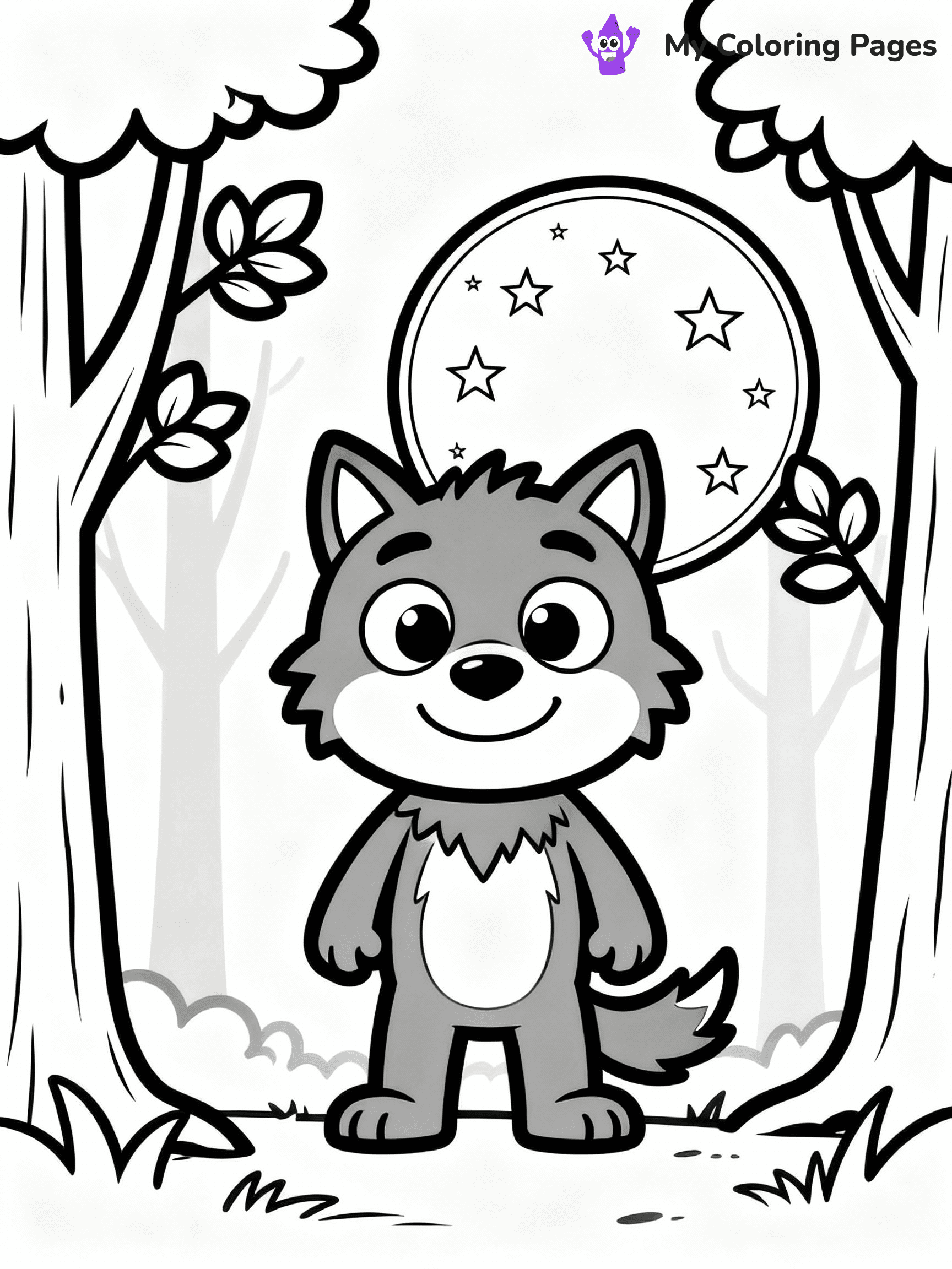 Werewolf Coloring Pages - 16