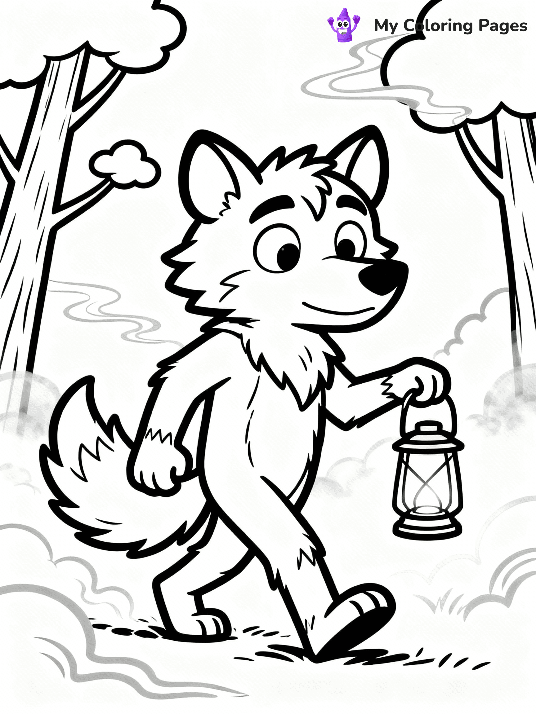 Werewolf Coloring Pages - 14