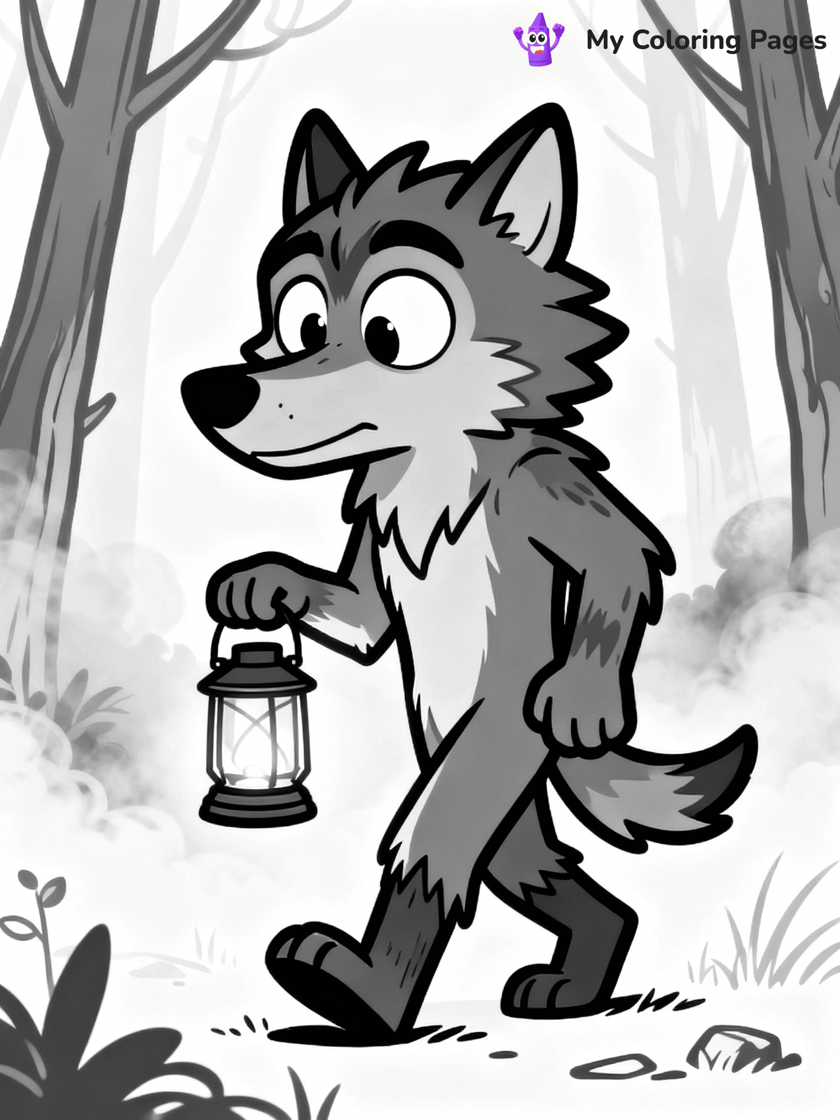 Werewolf Coloring Pages - 13