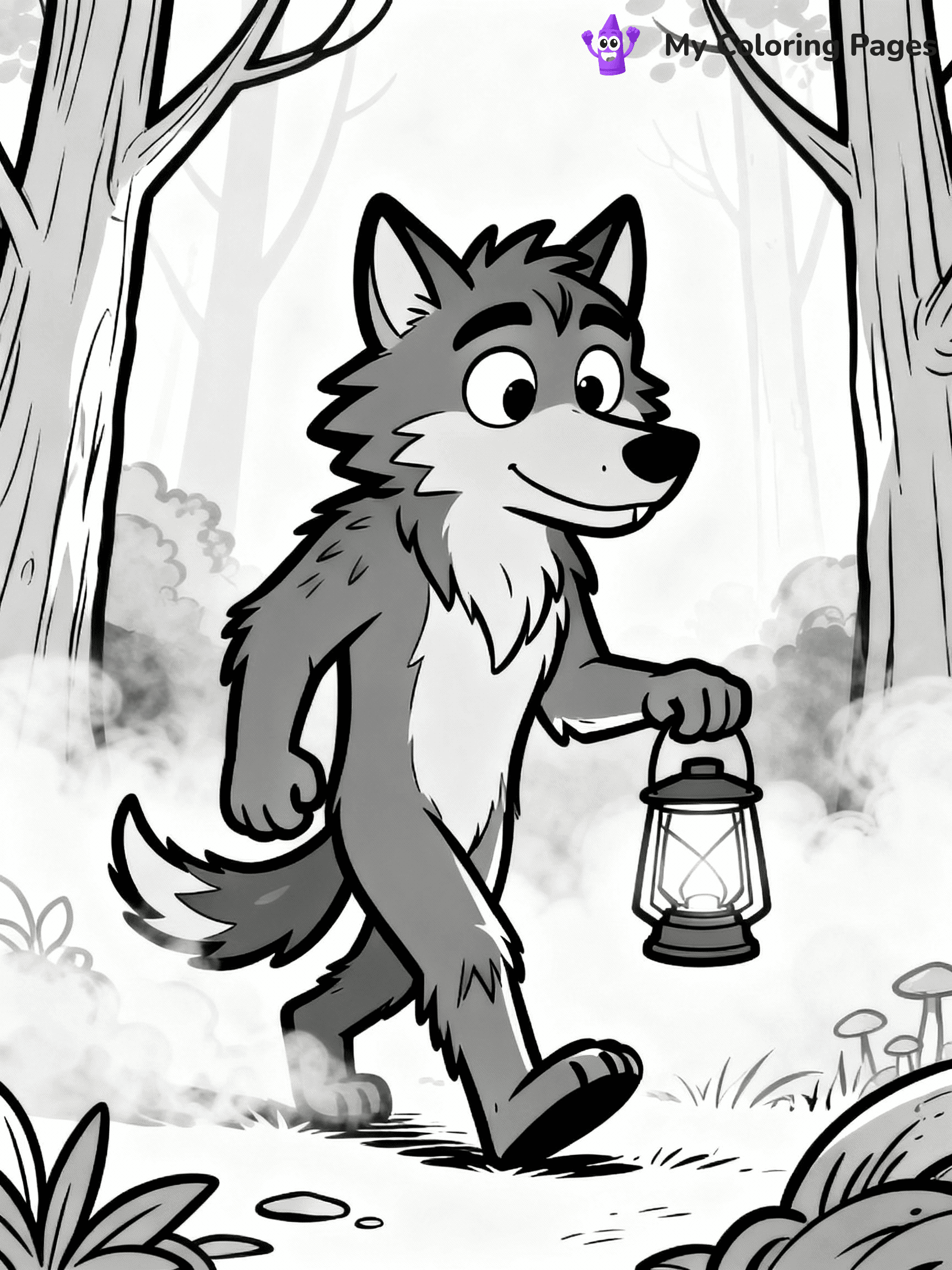 Werewolf Coloring Pages - 12