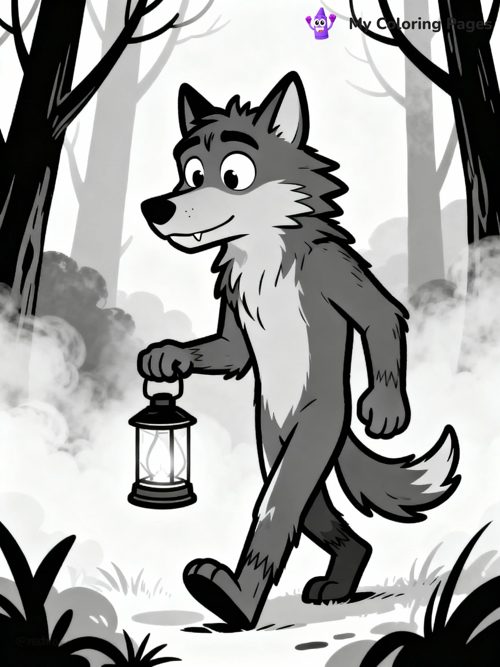 Werewolf Coloring Pages - 9