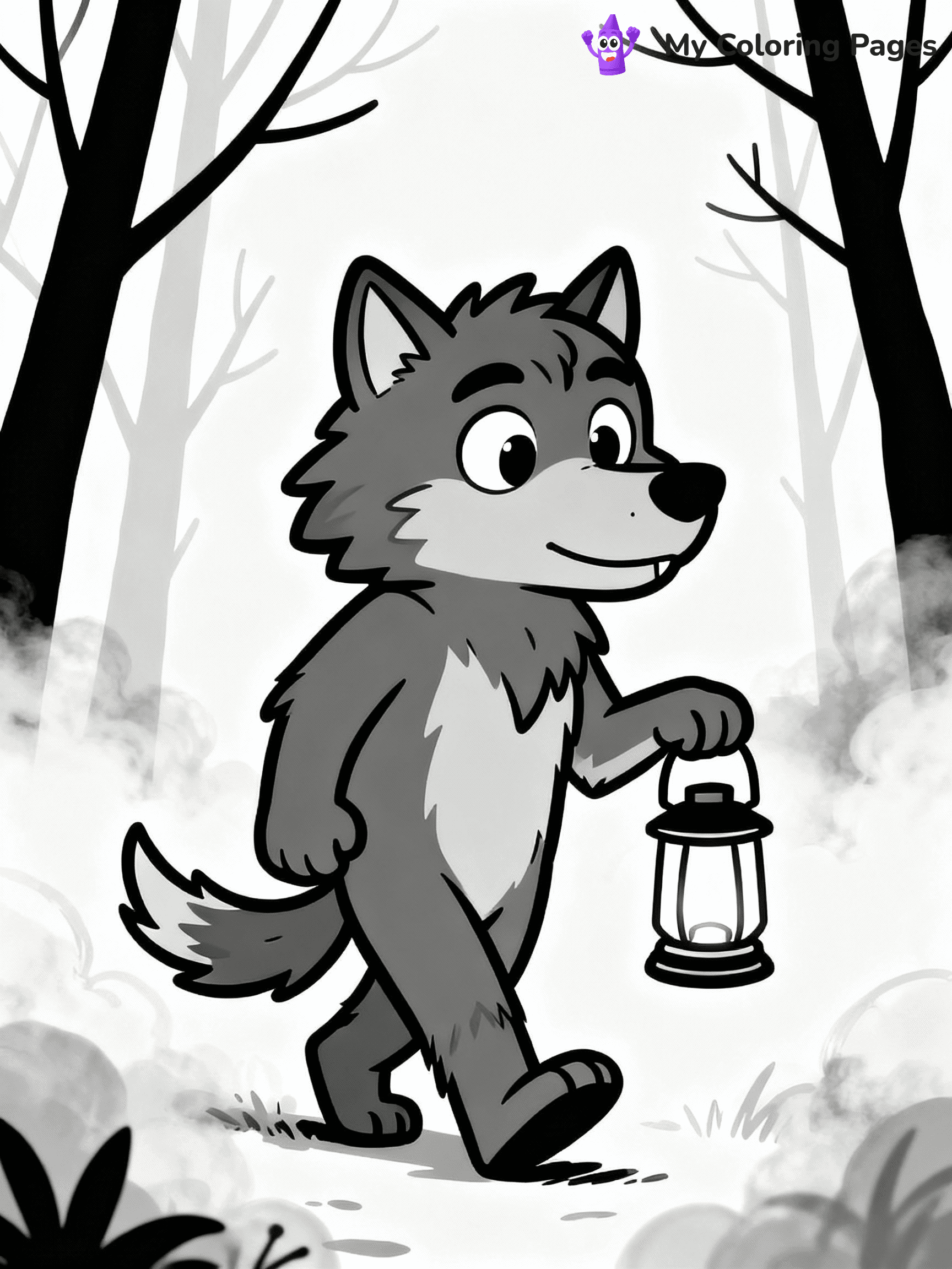 Werewolf Coloring Pages - 8