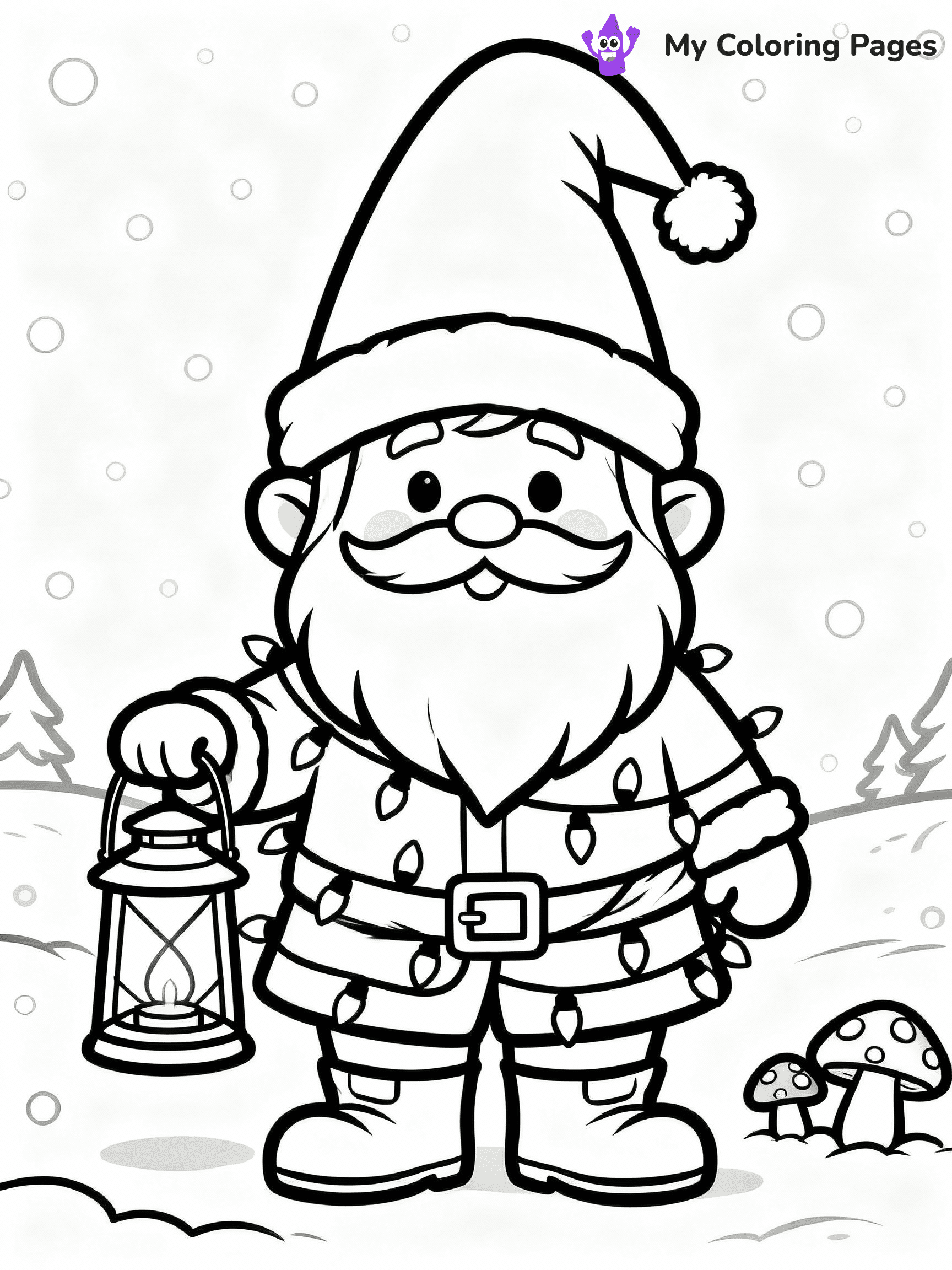Christmas Light Coloring Pages - 39