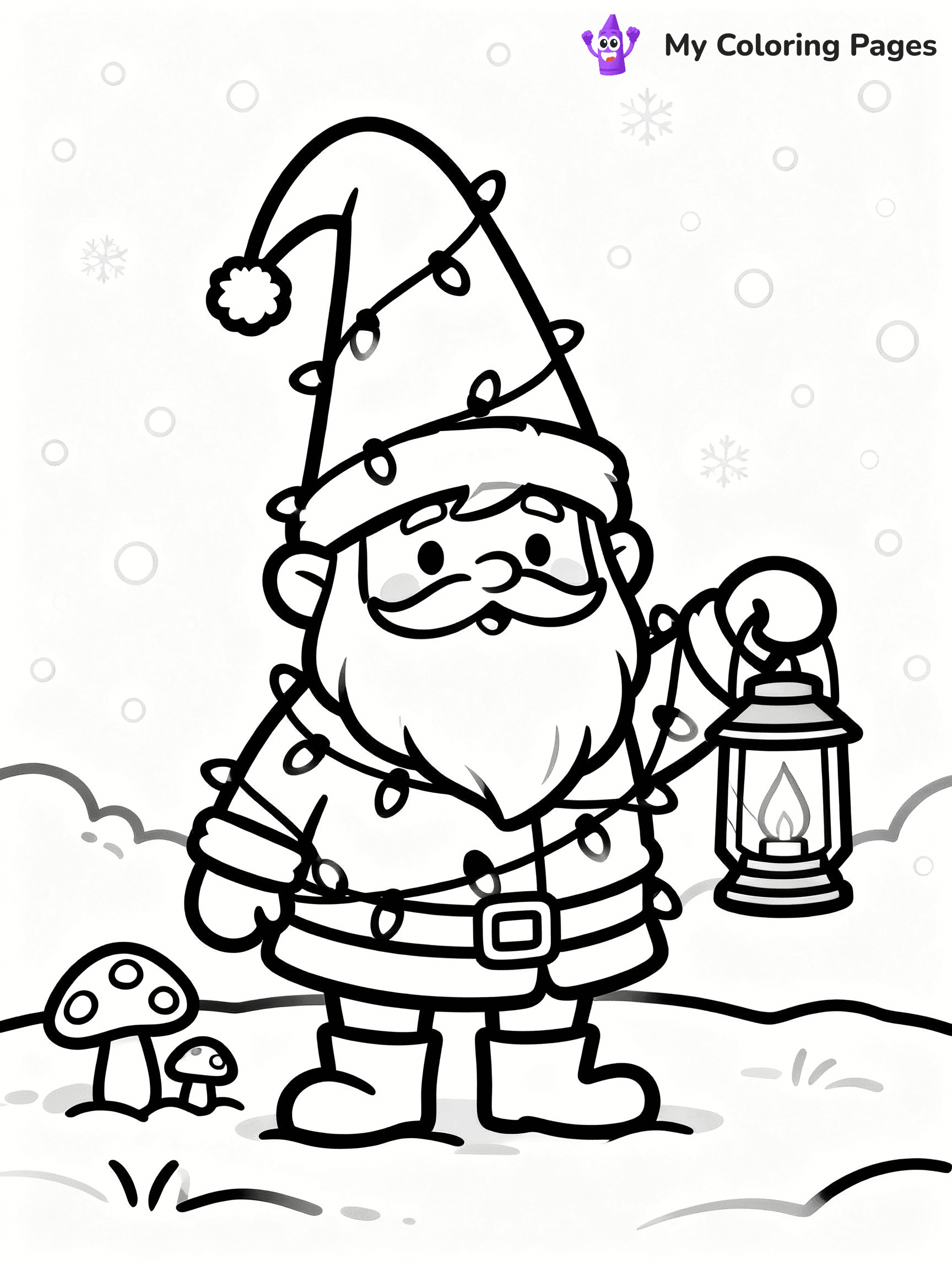 Christmas Light Coloring Pages - 38