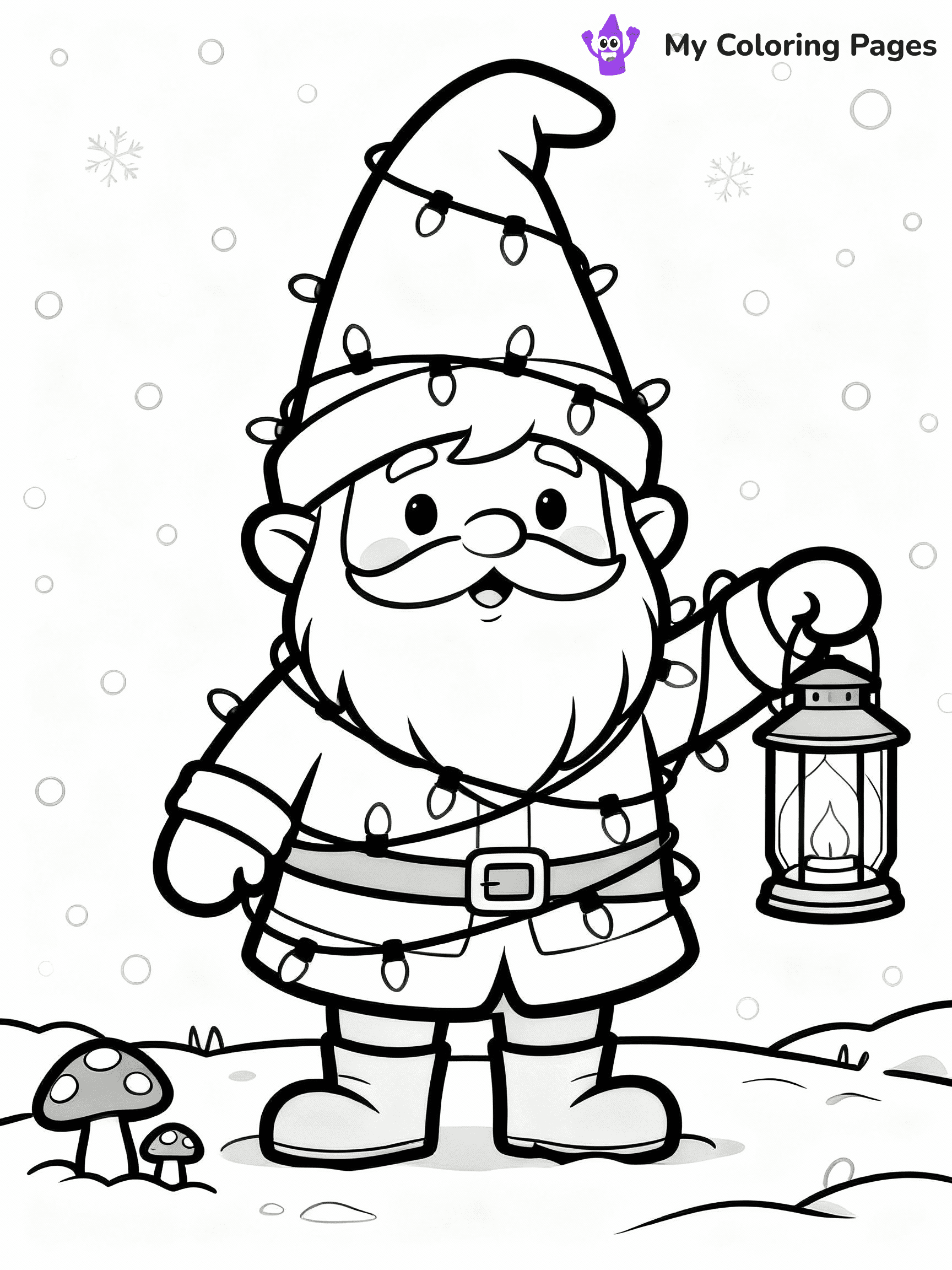 Christmas Light Coloring Pages - 37