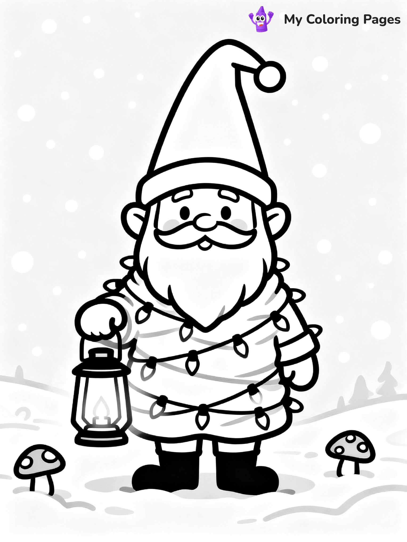 Christmas Light Coloring Pages - 33