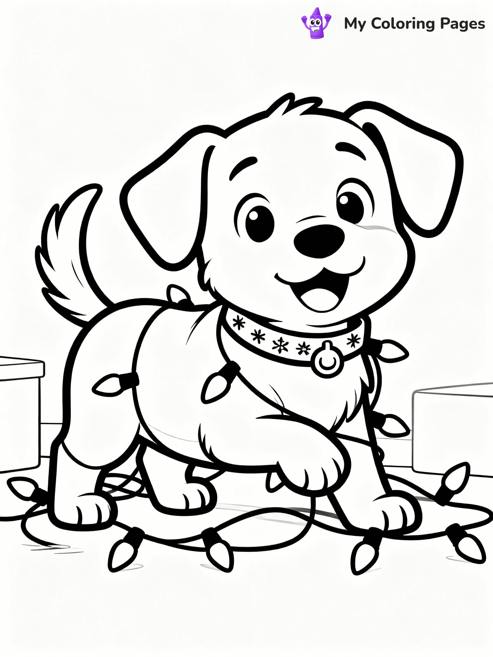 Christmas Light Coloring Pages - 26