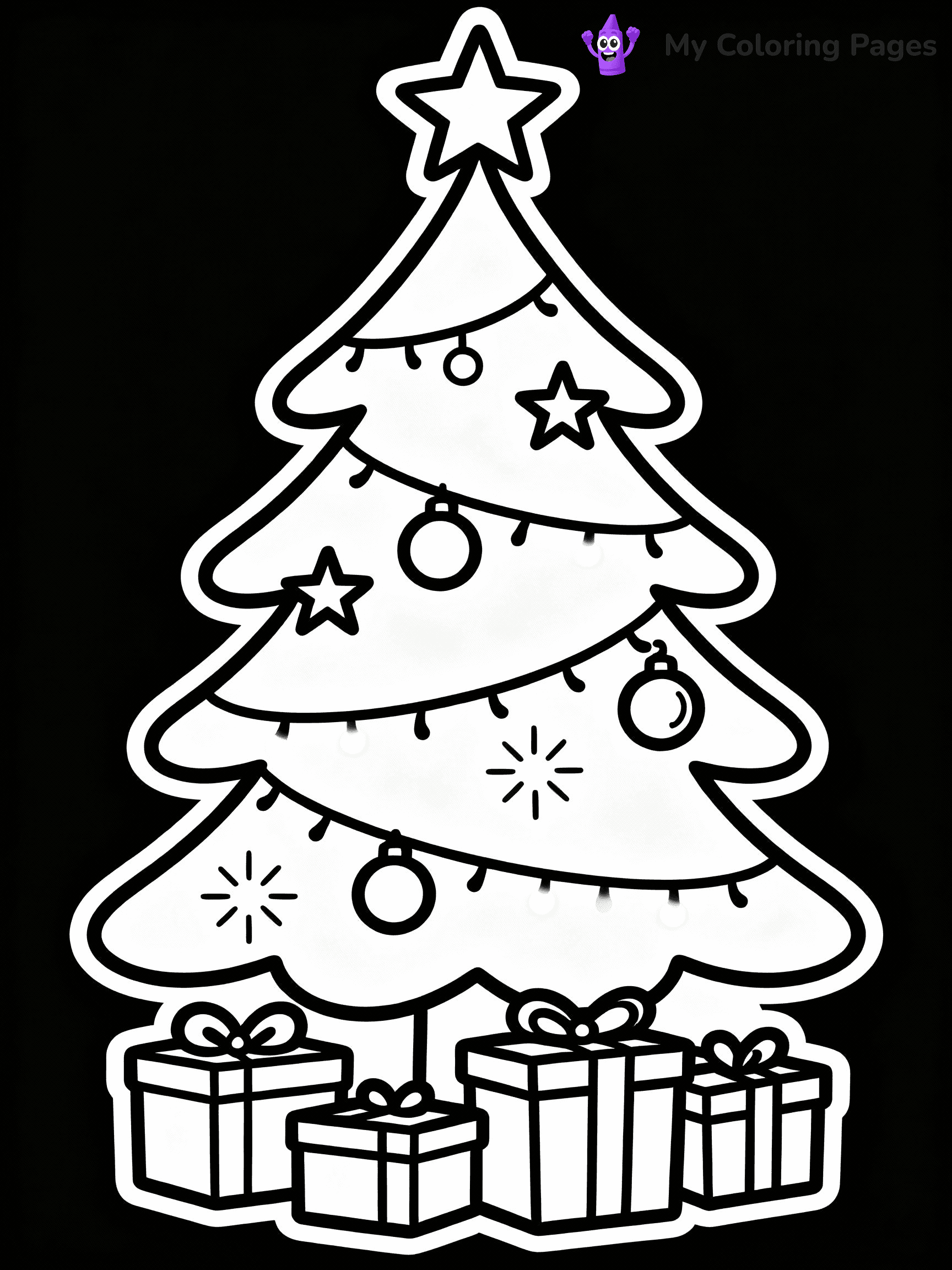 Christmas Light Coloring Pages - 22