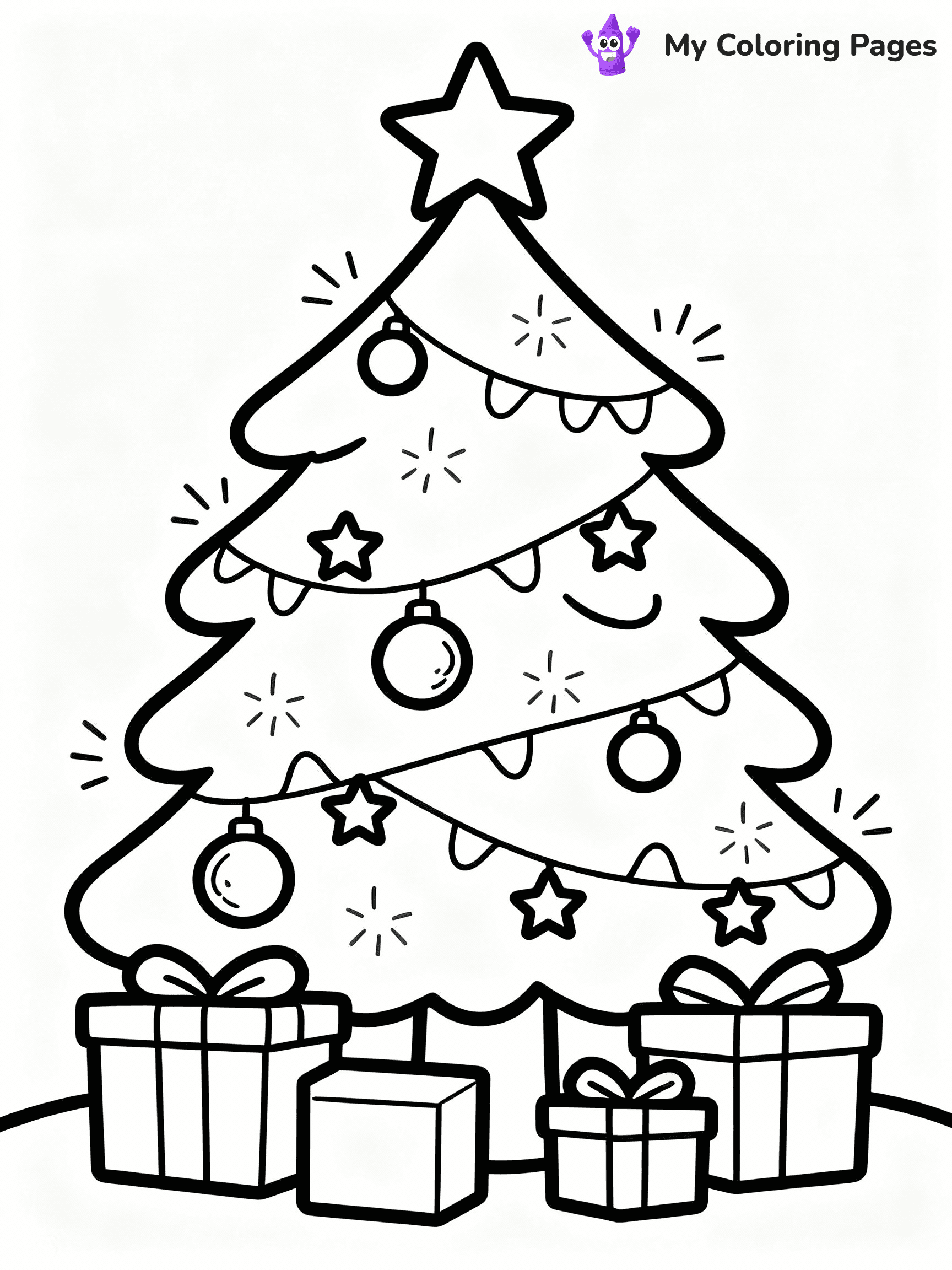 Christmas Light Coloring Pages - 21