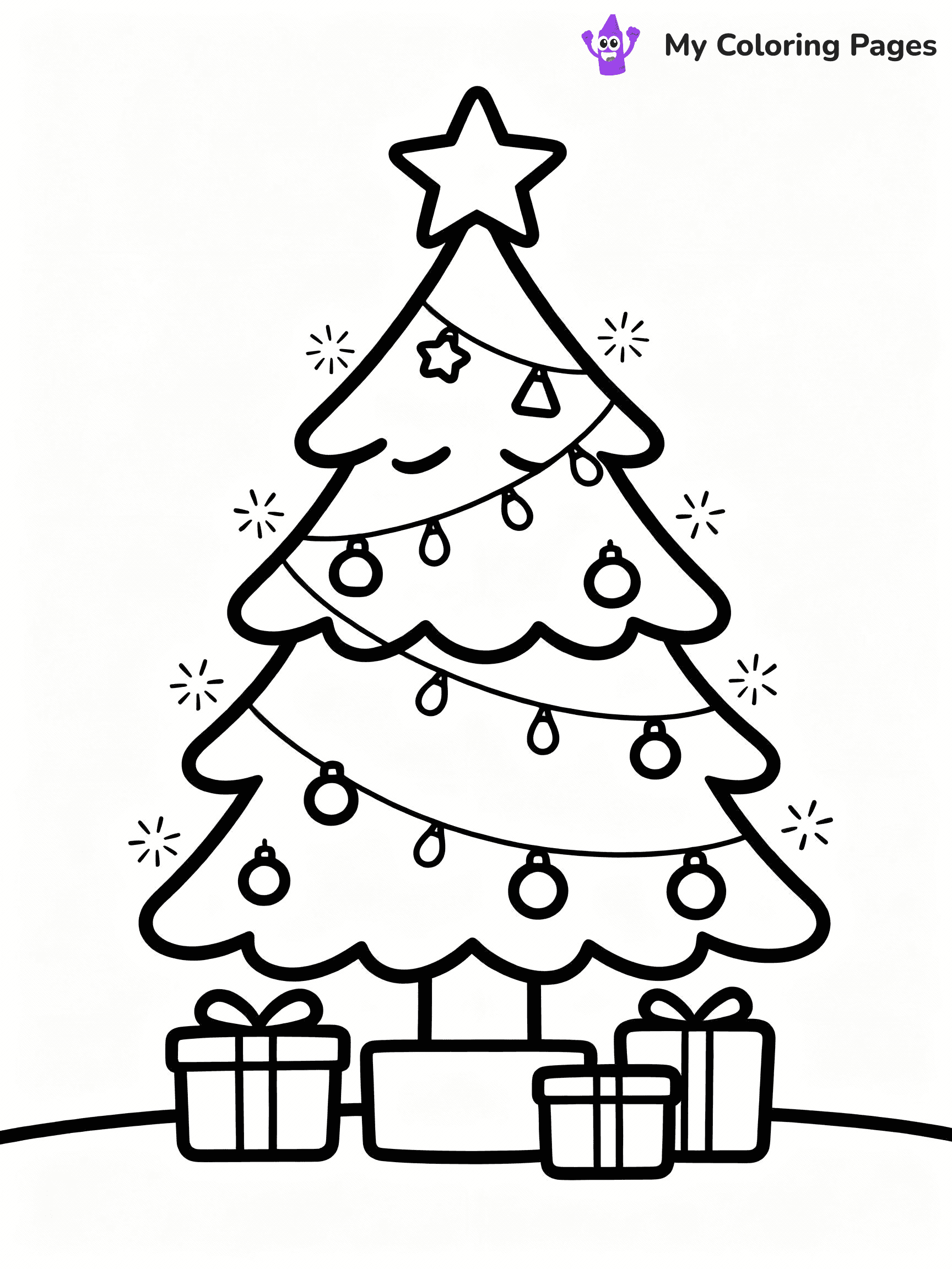 Christmas Light Coloring Pages - 20