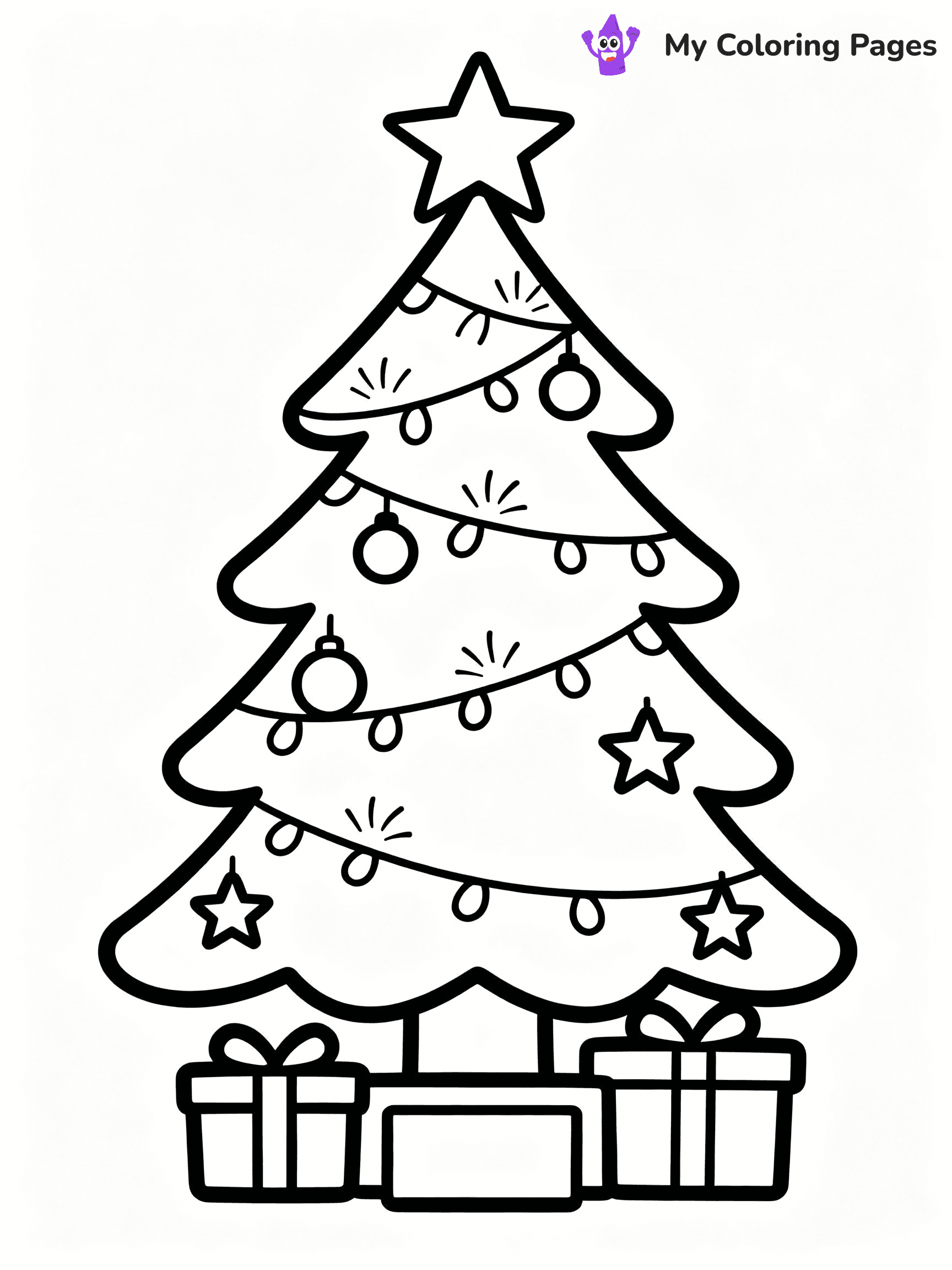 Christmas Light Coloring Pages - 19