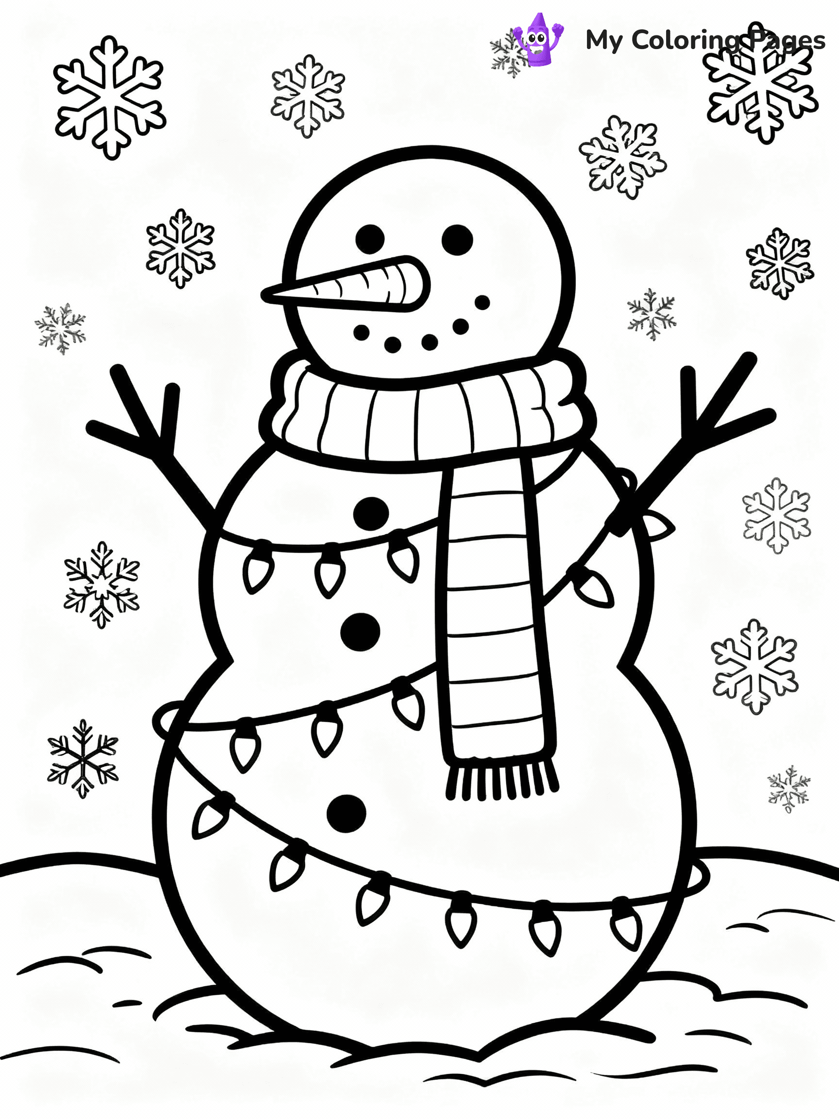 Christmas Light Coloring Pages - 17