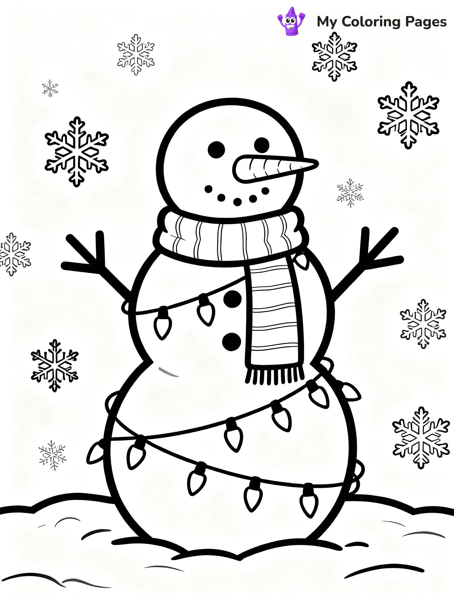 Christmas Light Coloring Pages - 16