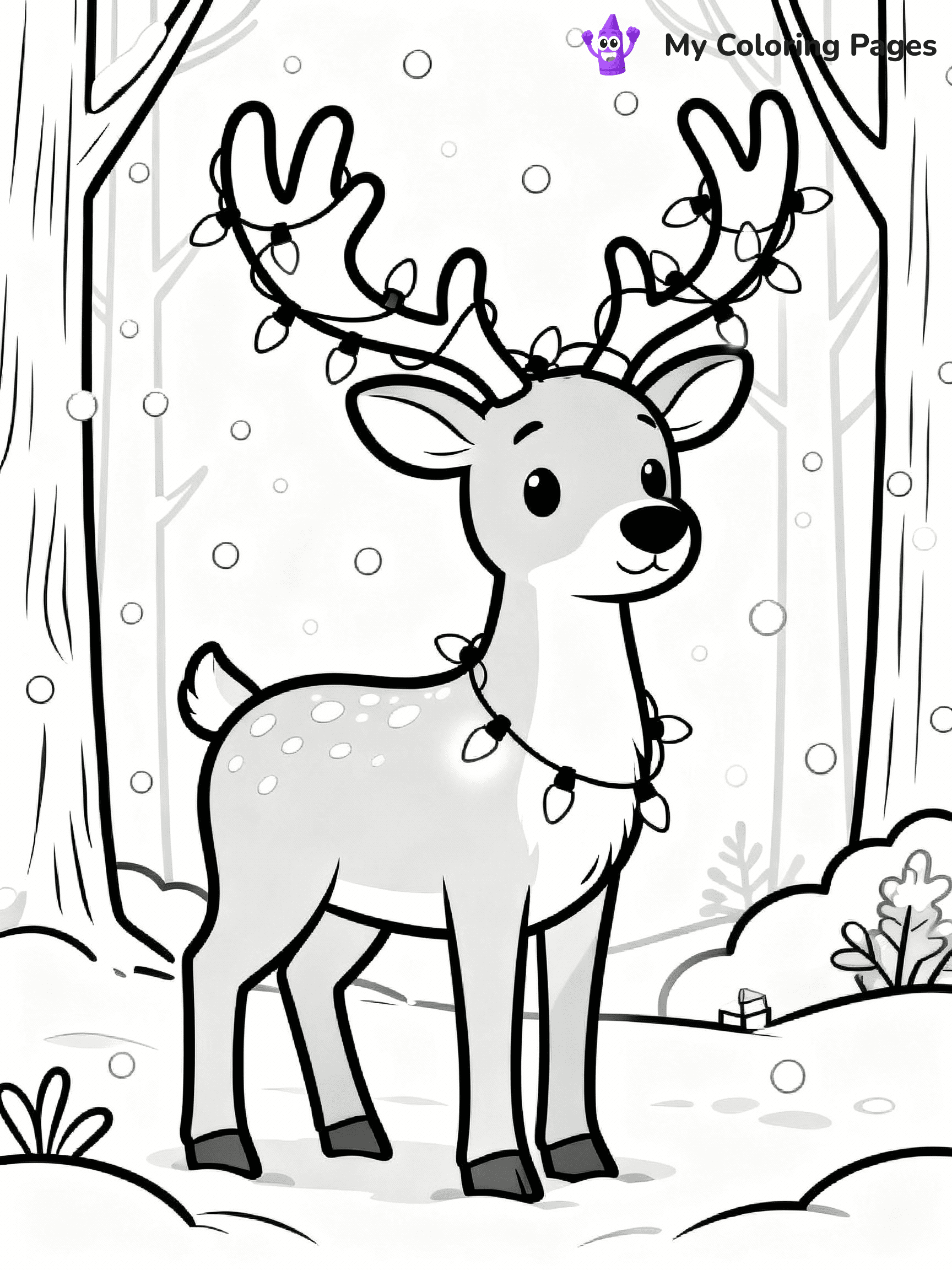 Christmas Light Coloring Pages - 12