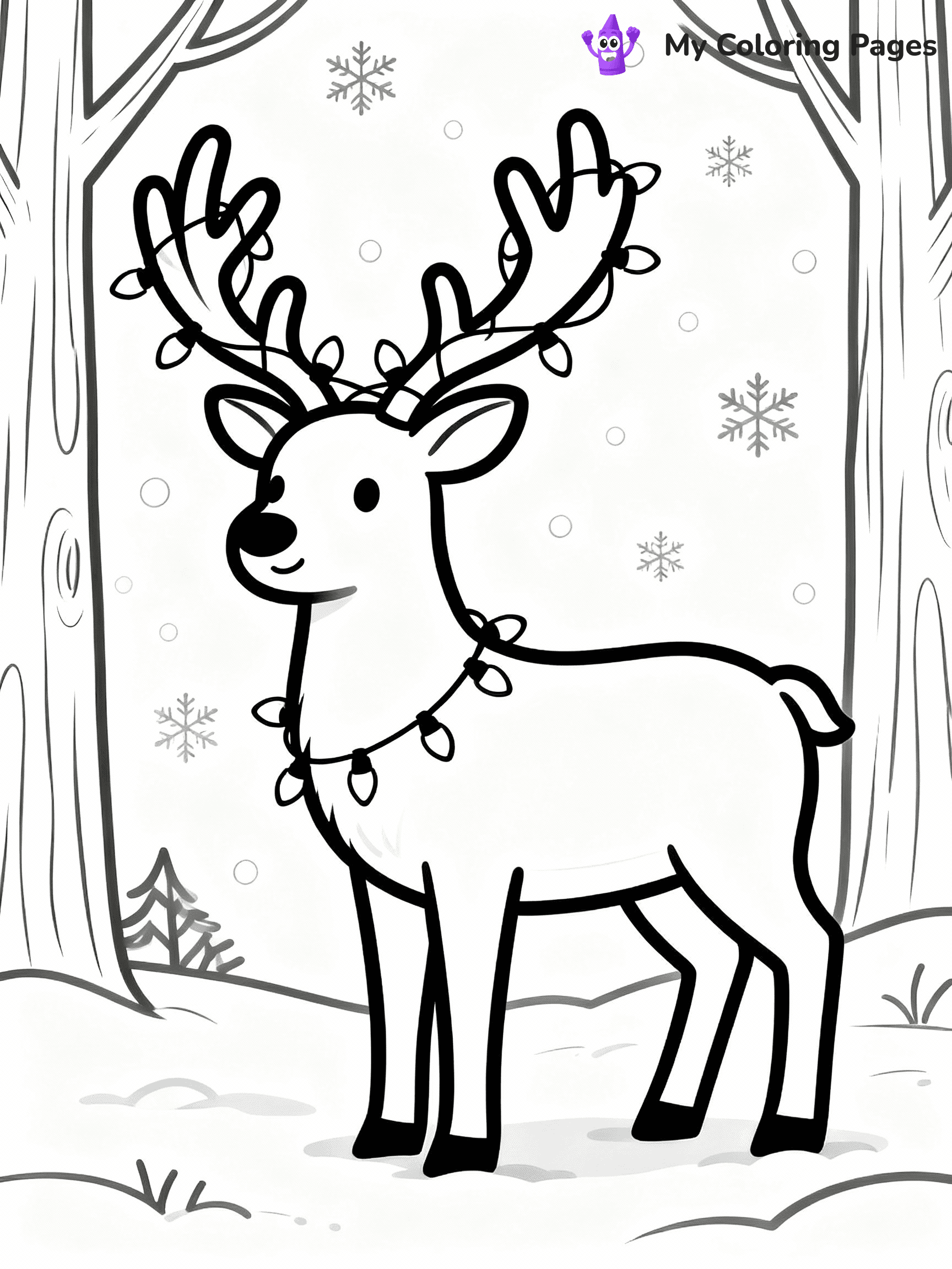 Christmas Light Coloring Pages - 11