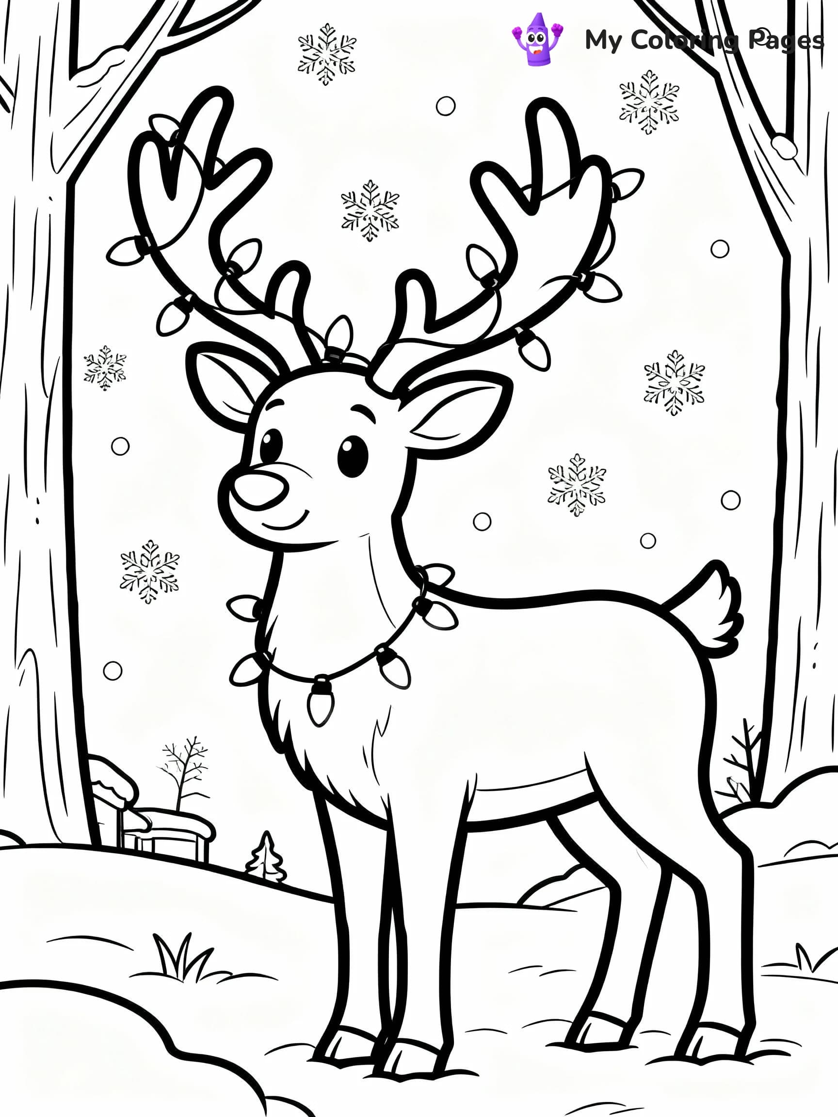 Christmas Light Coloring Pages - 9