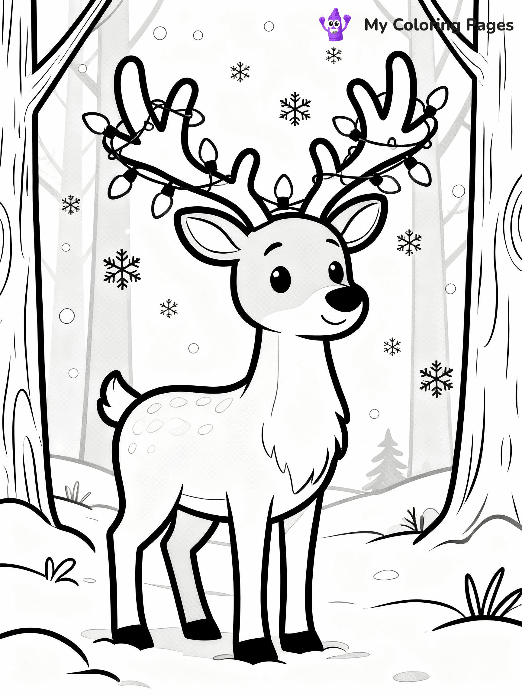 Christmas Light Coloring Pages - 8